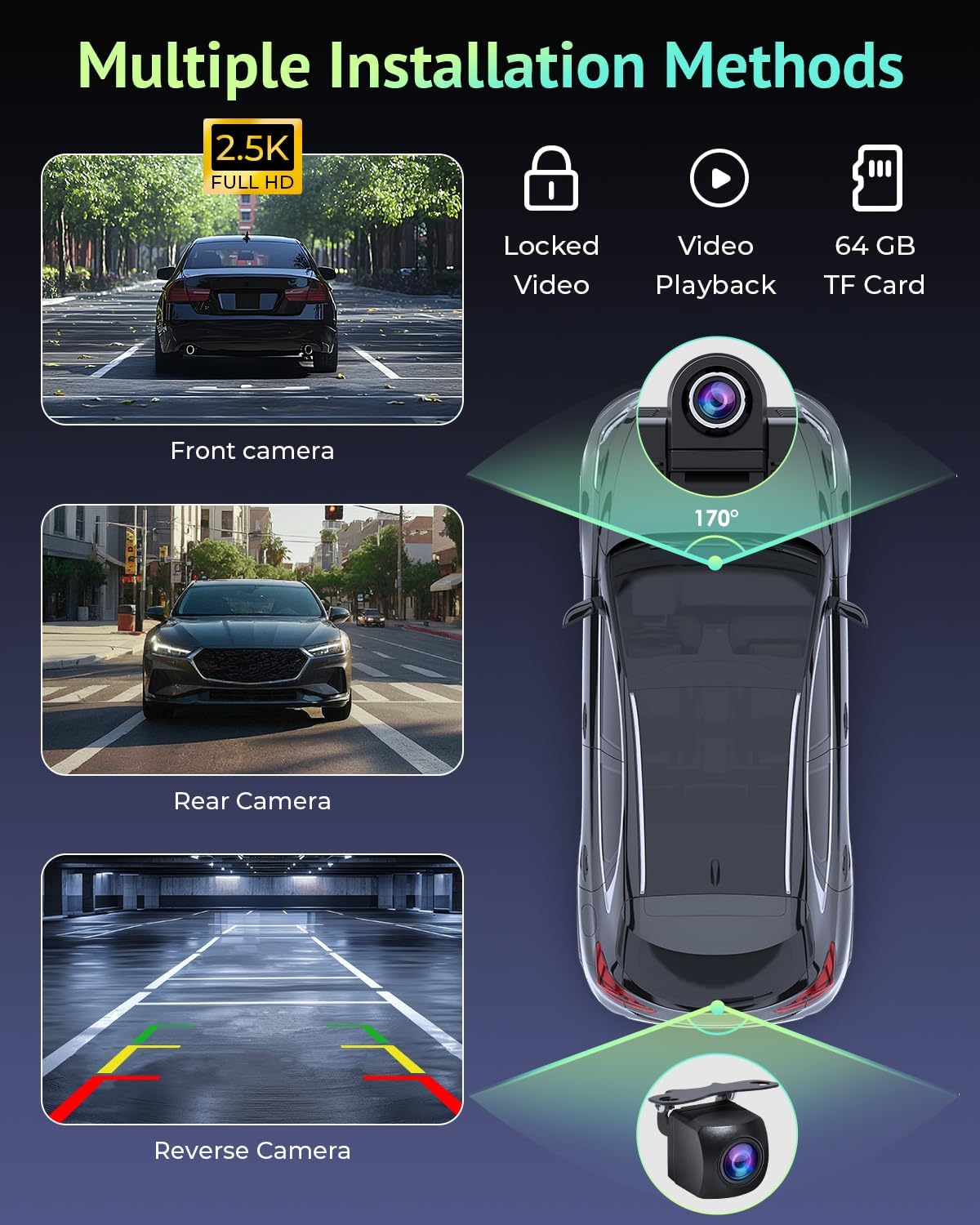 [2024 Upgrade] Apple Carplay Screen for Car&Android Auto Screen with 2.5K Dash Cam,Backup Camera,Portable 9.3" HD IPS Screen for Car,Gps Navigation,Bluetooth,Airplay,Aux/Fm for All Vehicles