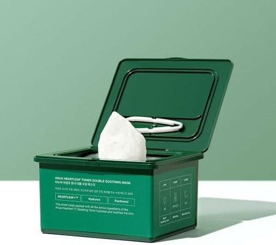 ANUA Heartleaf Toner Double Soothing Mask 330Ml (30 Peices) image number 1