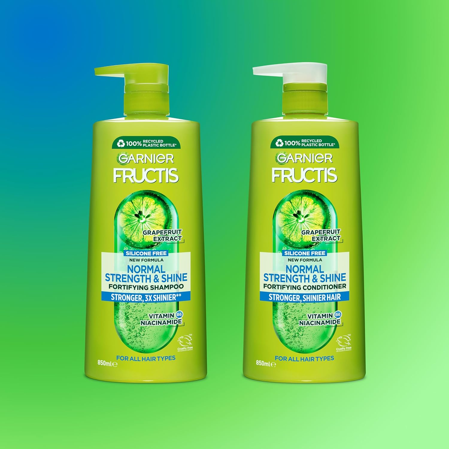 Garnier Fructis Normal Strength & Shine Shampoo for Normal Hair 850Ml image number 5