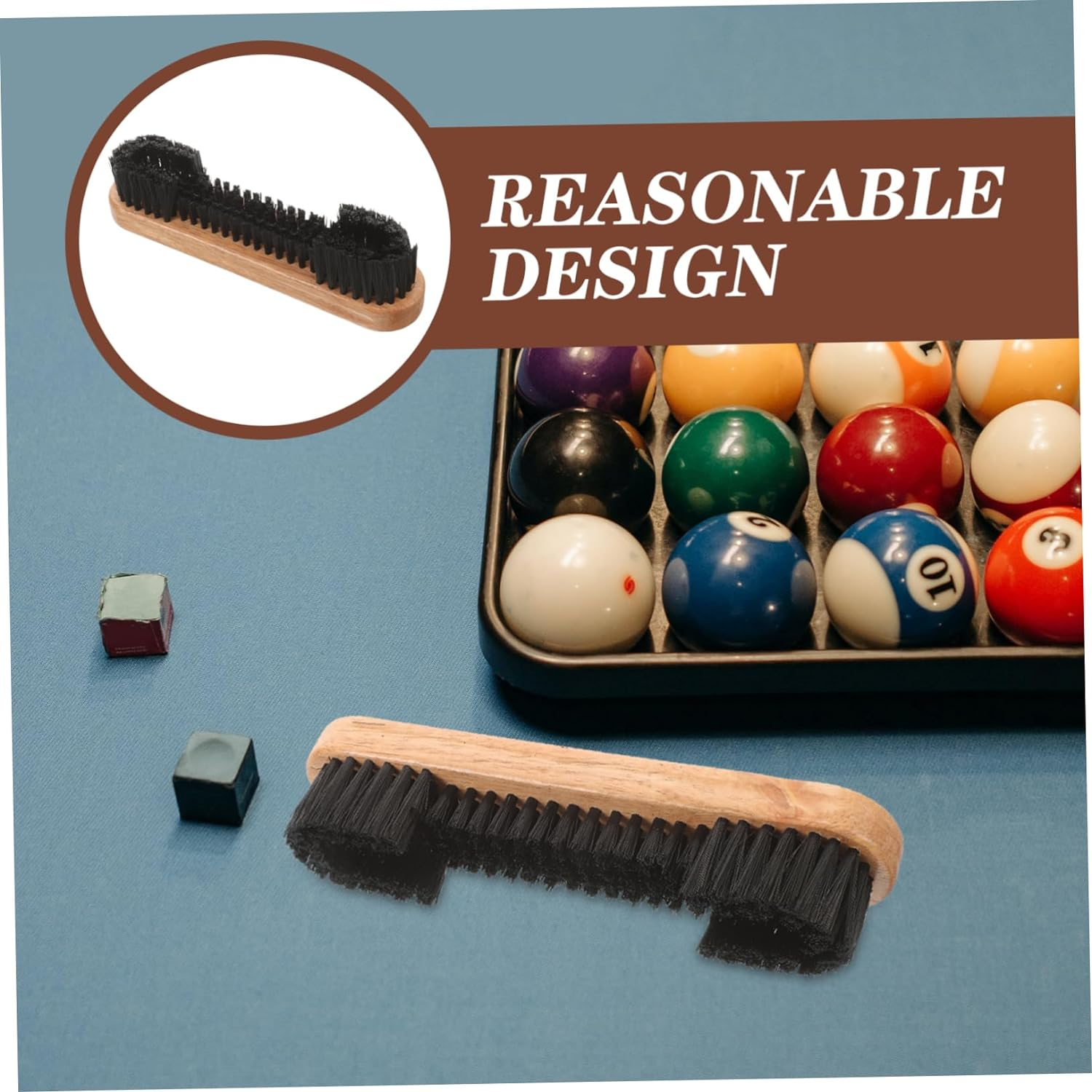 Pool Table Brush for Felt Billiard Table Sweeper Cleaning Tool for Home Game Use