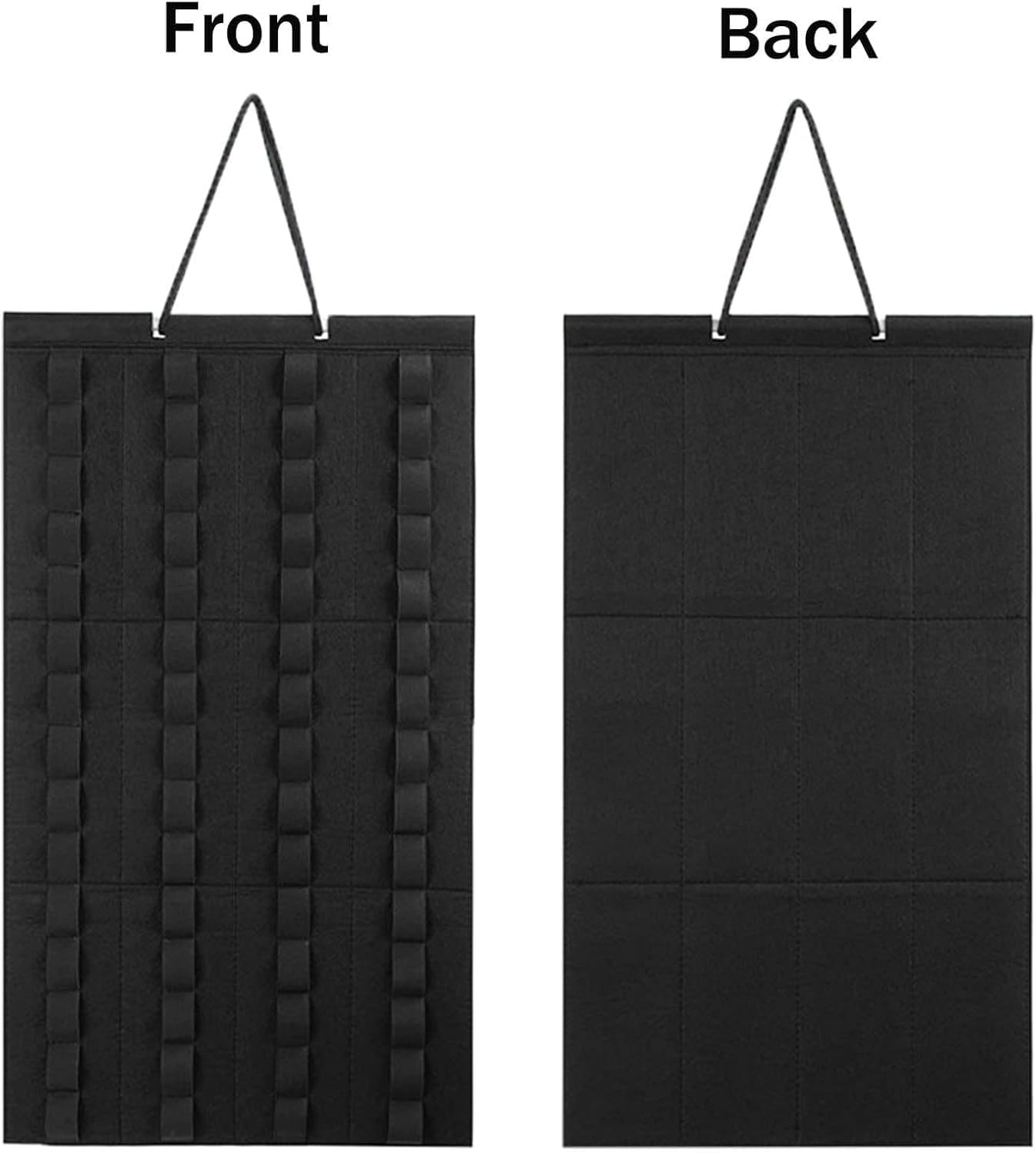 Hanging Storage Organizer for Hot Wheels, XICEN Storage Case Compatible with 60 Toy Cars, Display Case for Wheels Matchbox Cars up 60 (Without Accessories) (Black) image number 3