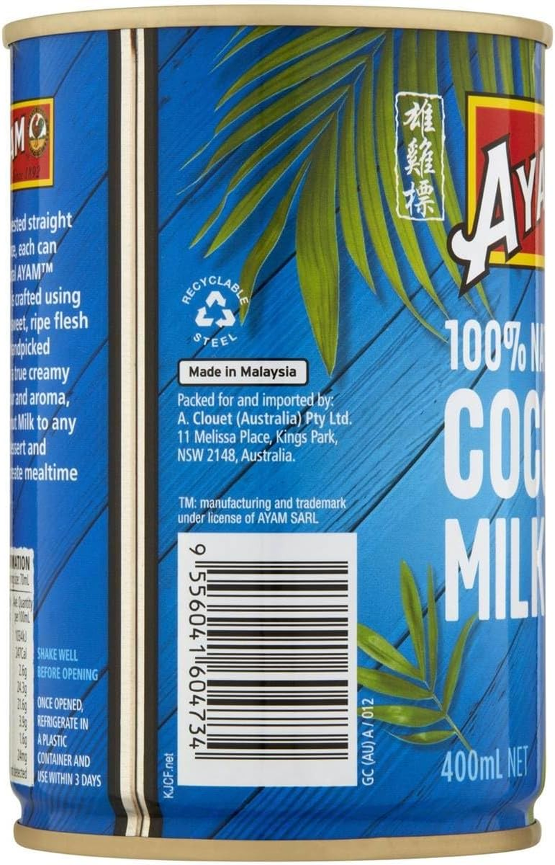 Ayam Coconut Milk 400 Ml image number 1