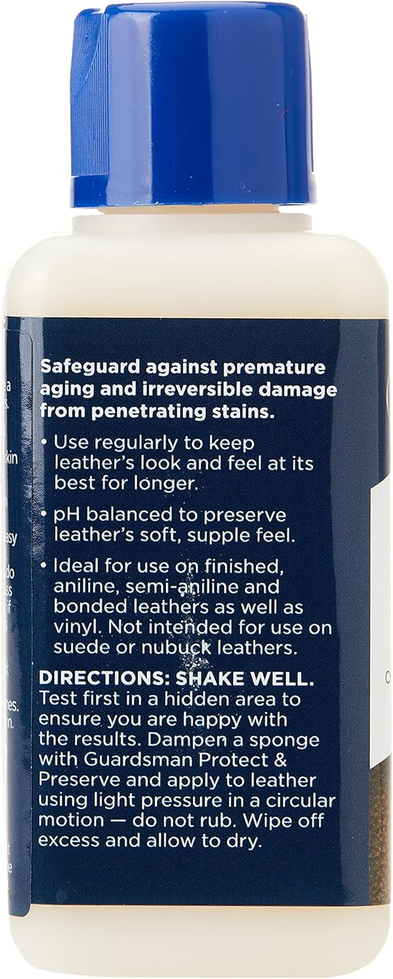 Guardsman GL3103 Protect & Preserve for Leather,Blue, Cream image number 1