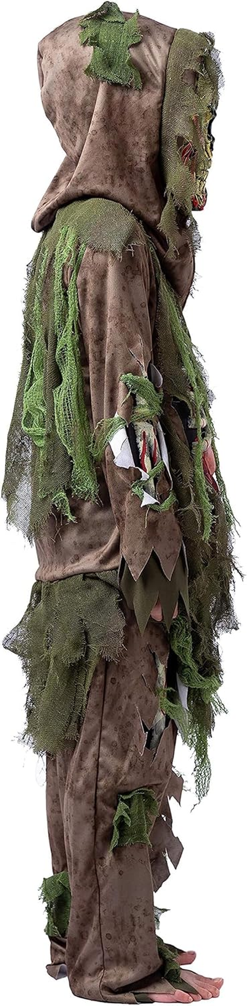Spooktacular Creations Swamp Deluxe Skeleton Living Dead Zombie Costume for Halloween Kids Monster Role-Playing image number 6