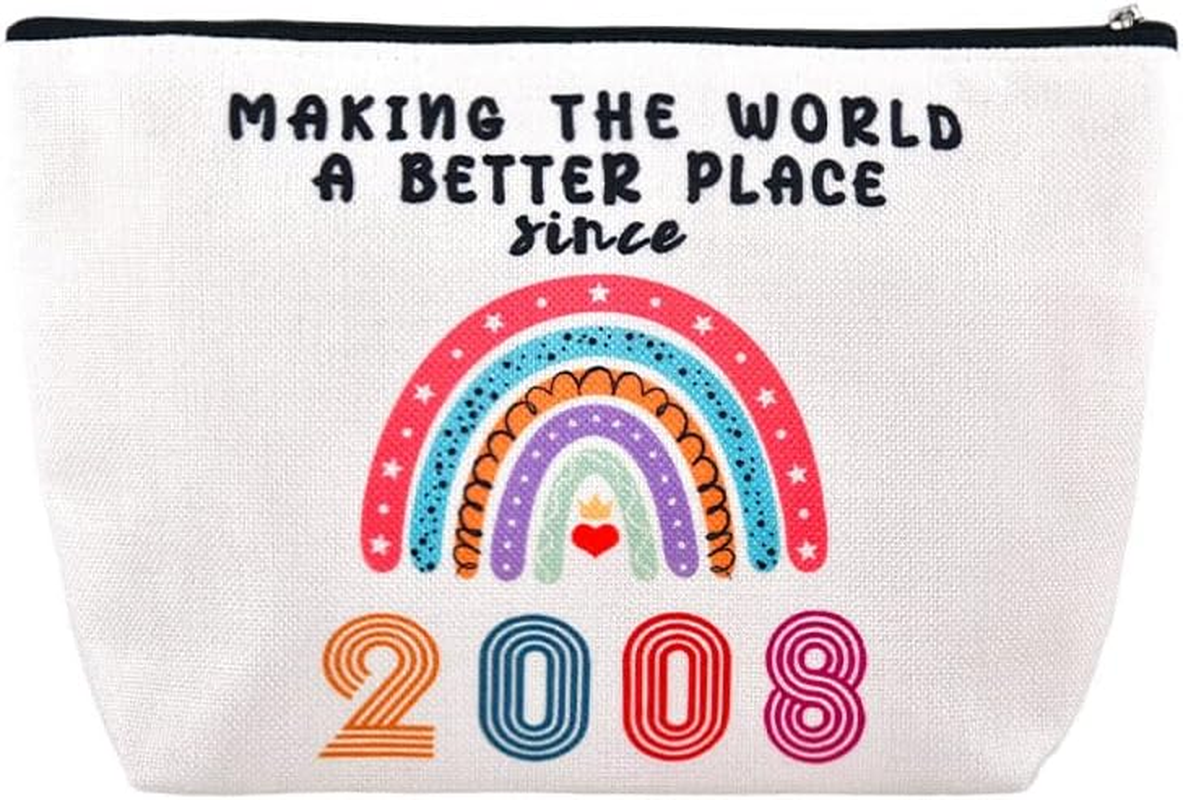 17 Year Old Birthday Gifts for Nieces Daughter Sisters 17Th Bday Gift to Granddaughter 2008 Makeup Bags, 17Th Wedding Anniversary Presents