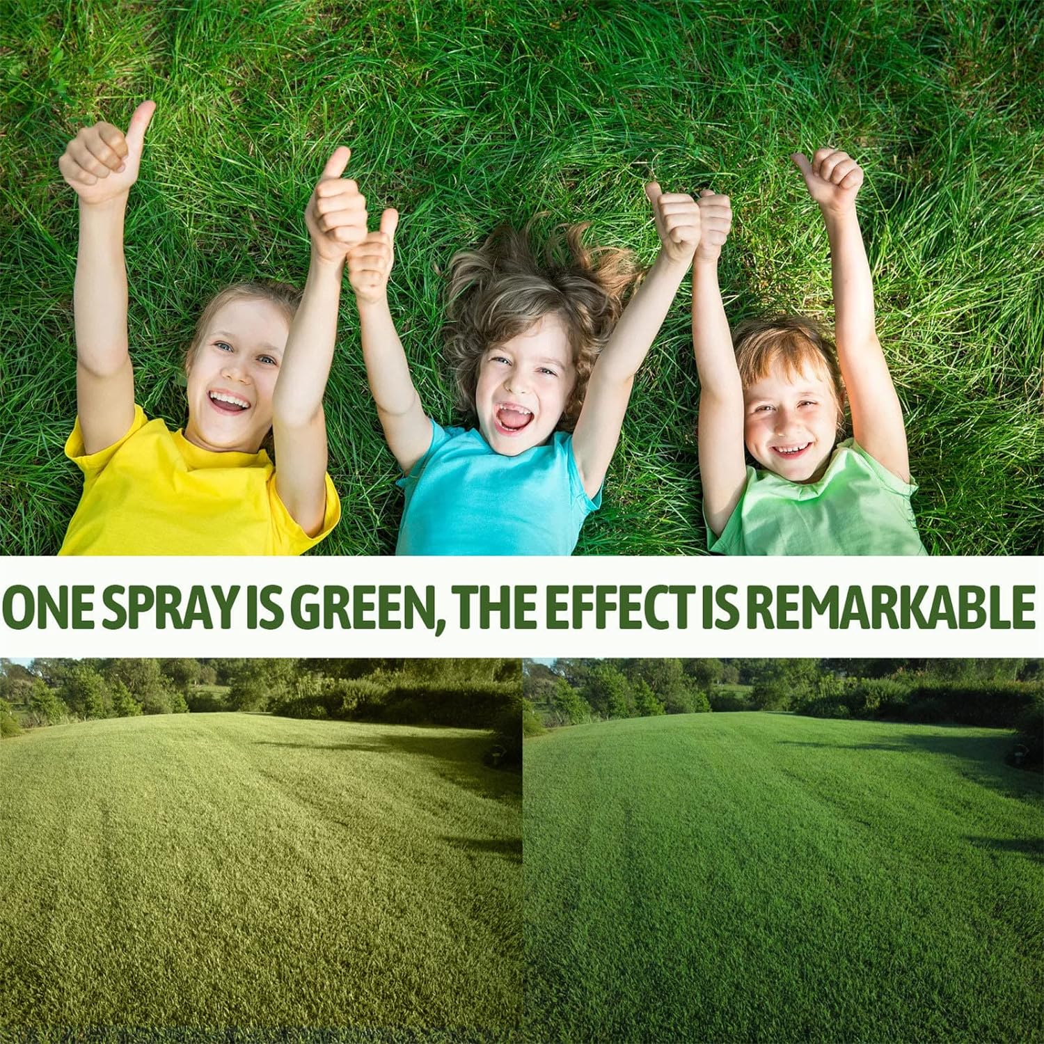 Green Grass Paint for Lawn, 60Ml Turf Paint Dye Spray, Green Grass Paint, Grass Green Spray Paint, Natural Green Lawn Spray, Pet-Safe Green Grass Paint, Instant Green Lawn Green Grass Spray, Environme image number 3