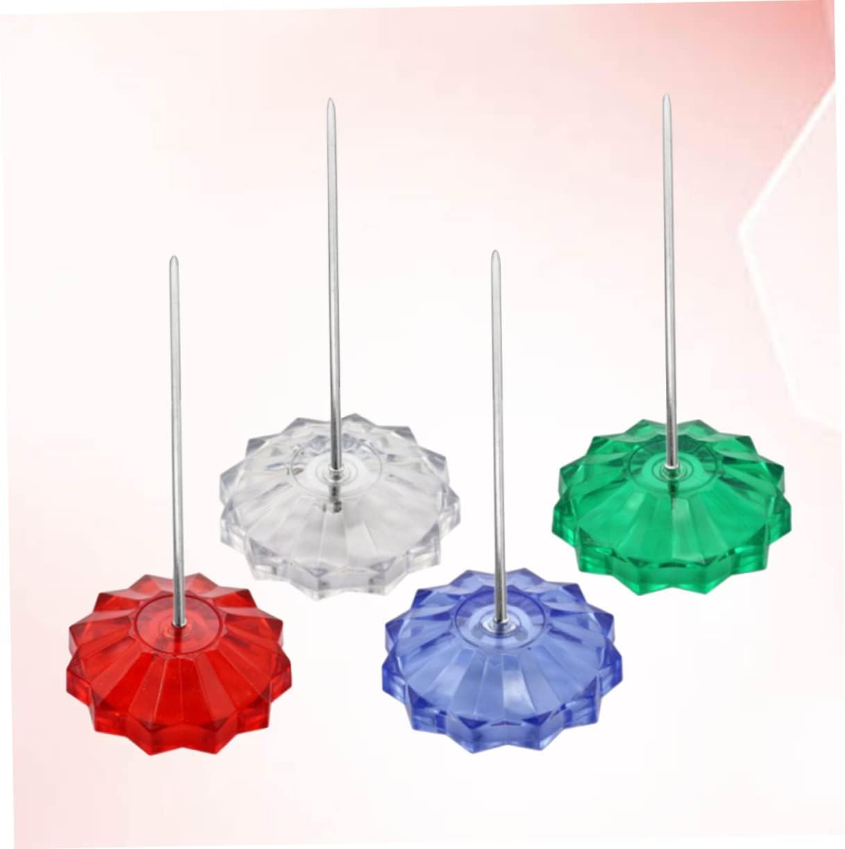 SEWACC 4Pcs Pen Holder Desk Metal Receipt Holder Bill Fork Receipt Organiser Office Accessory for Hotel Restaurant image number 3