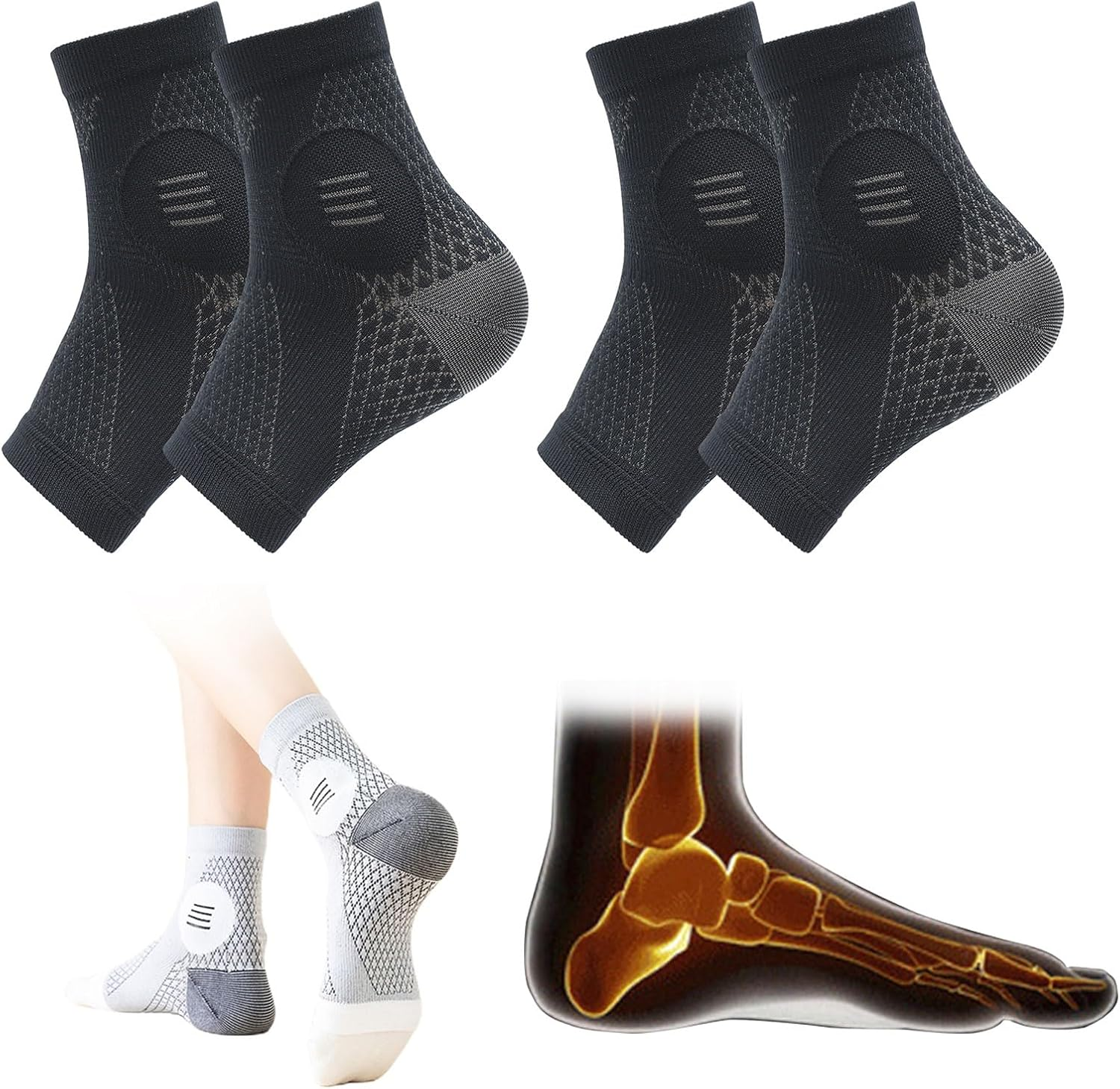 Neuropathy Socks for Men Women, Socks for Neuropathy, Neuropathy Foot Pain Relief Socks, Compression Socks