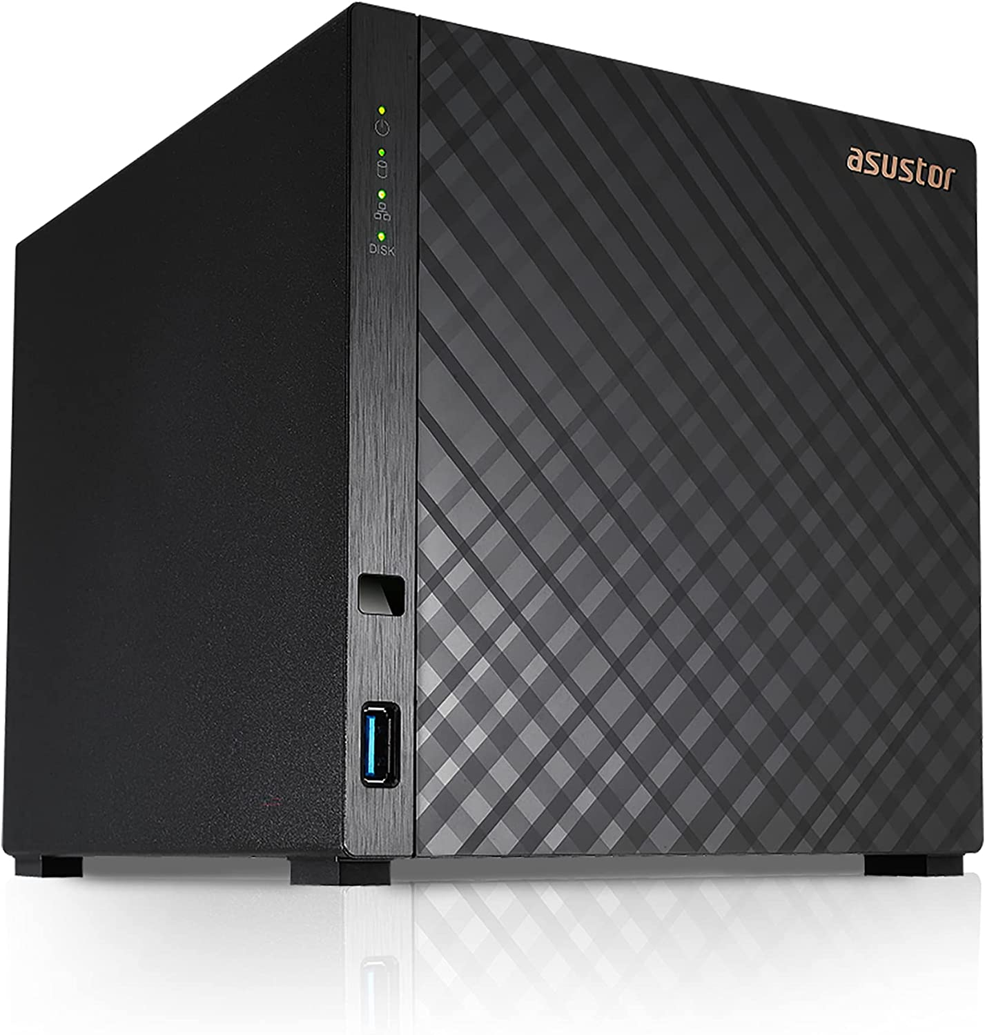 Asustor Drivestor 4 Pro Gen2 AS3304T V2, 4 Bay NAS Storage, 1.7Ghz Quad-Core, 2.5Gbe Port, 2GB RAM DDR4, Network Attached Storage Device for Home Personal Cloud Storage (Diskless)