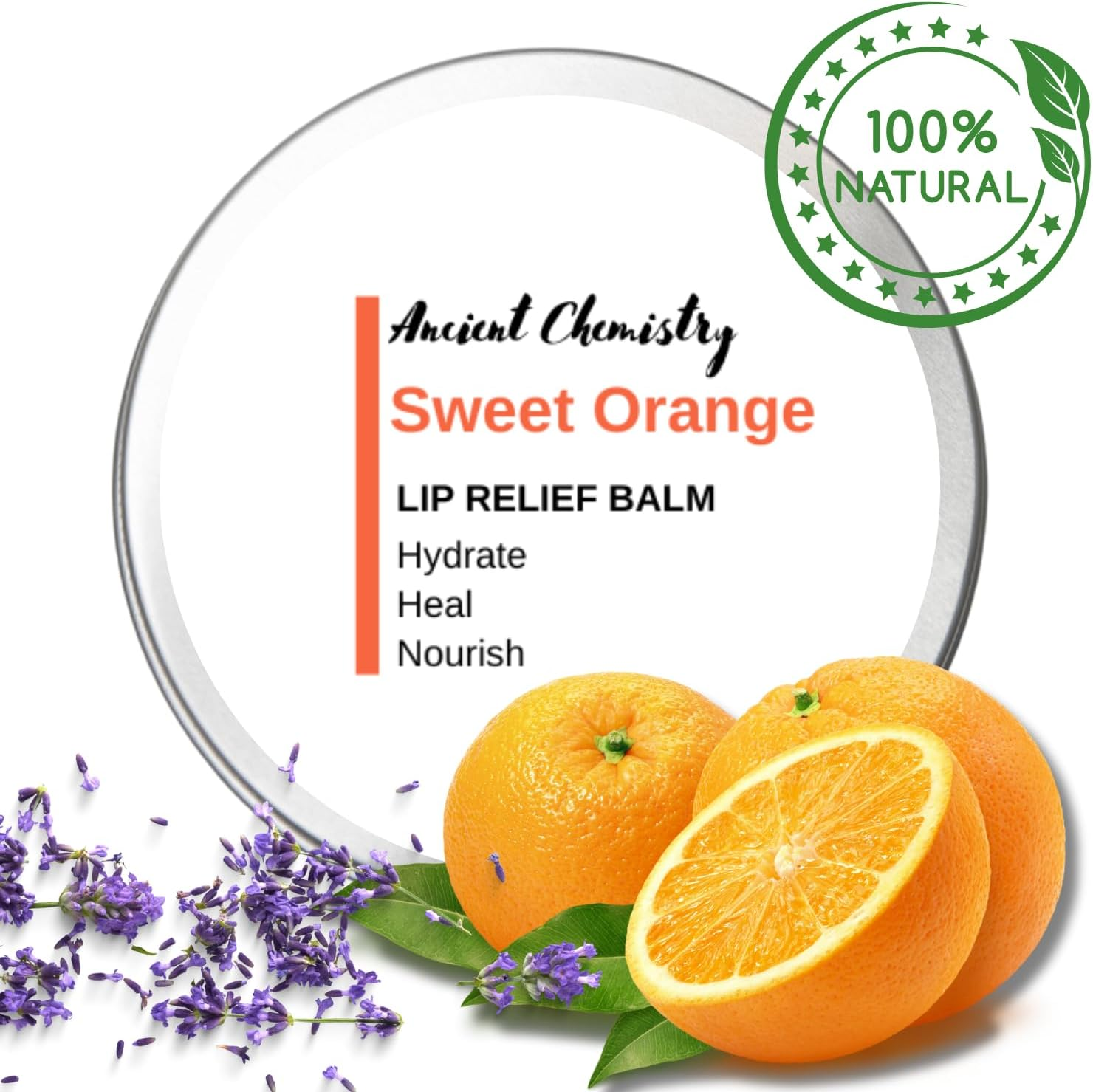 100% Natural Lip Balm 30ML Natural Cold Sore Prevention Treatment Moisturising Lip Balm Natural Ingredients Only - Lip Balm - Lip Repair - Lip Moisturiser Best Lip Balm for Cracked Lips MADE in UK