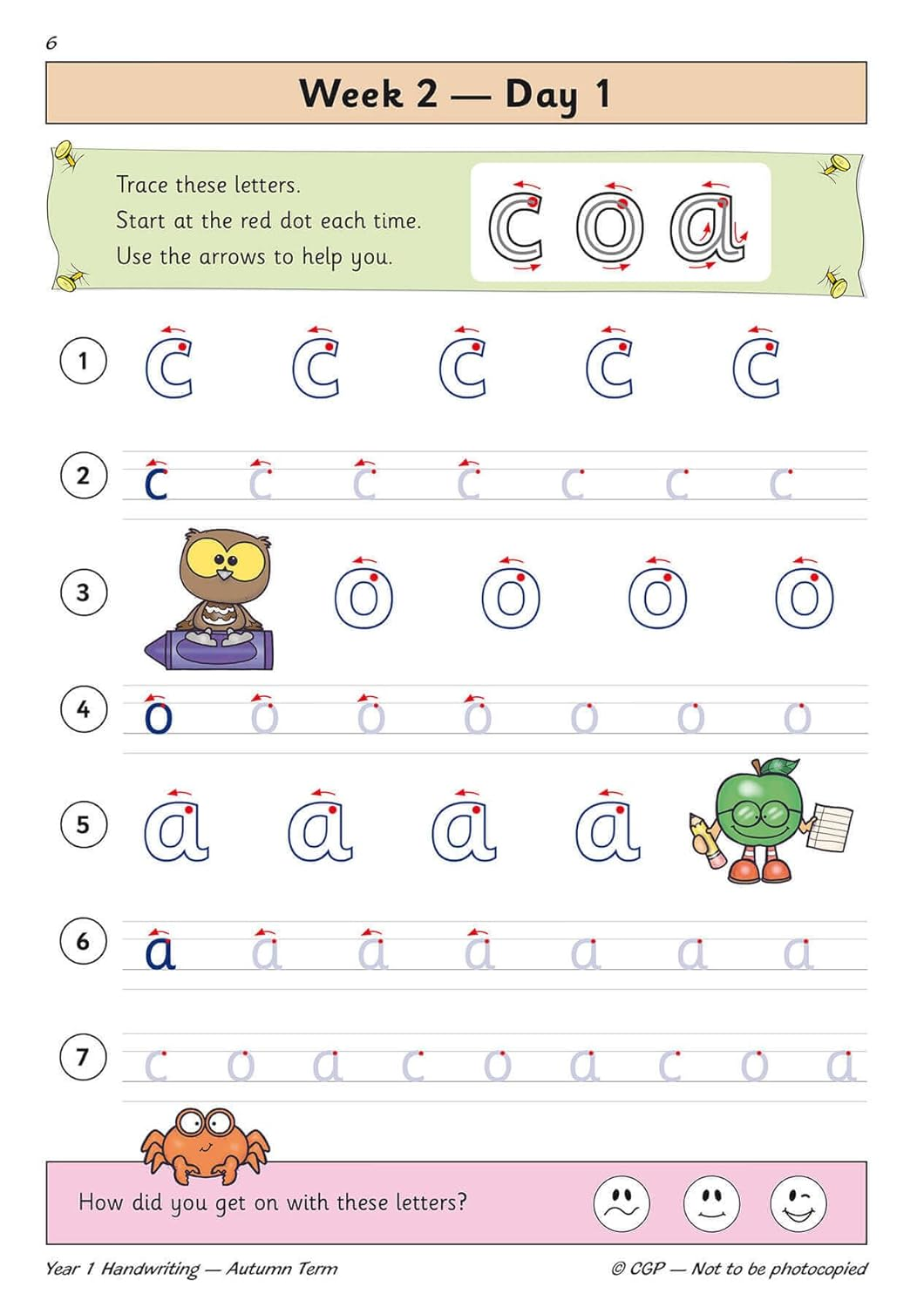 KS1 Handwriting Year 1 Daily Practice Book: Autumn Term image number 2