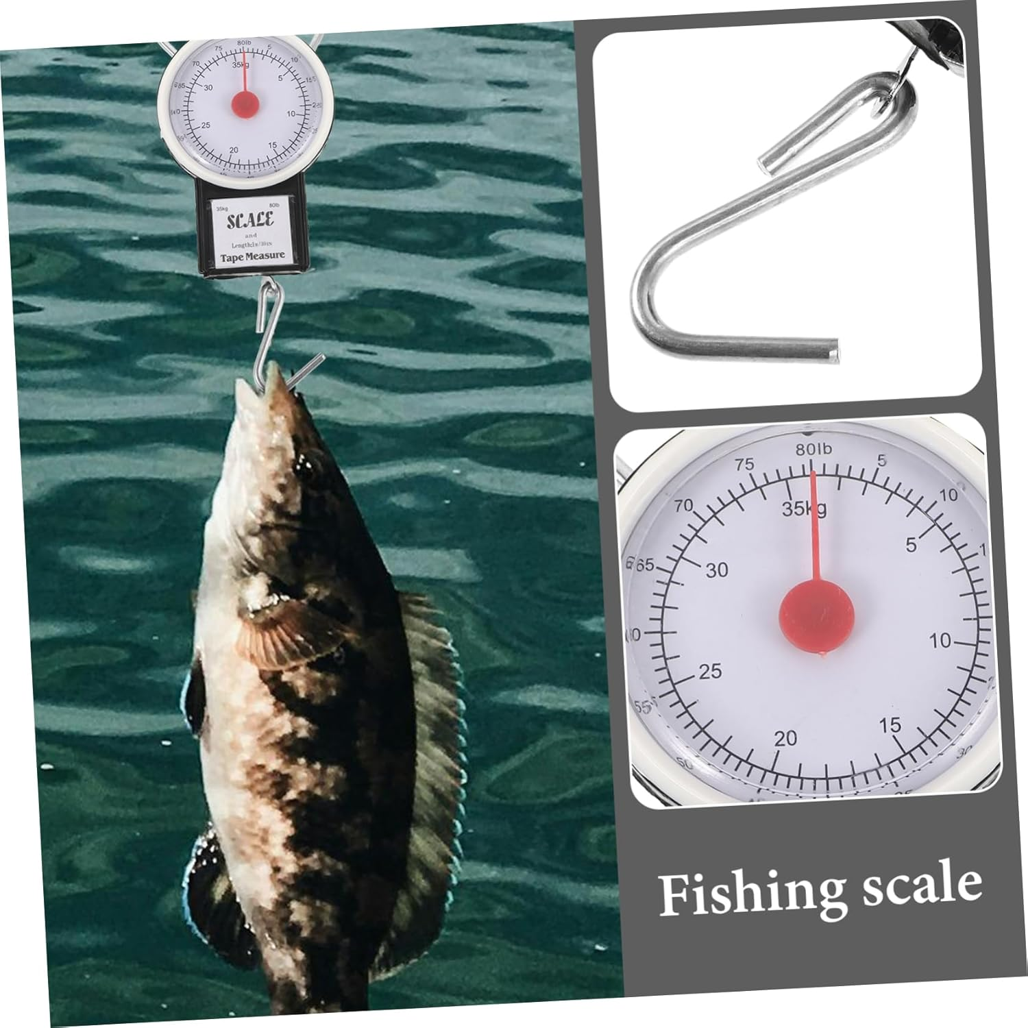 CATIEBYE Portable Luggage Scale Heavy Duty Compact Electronic Weighing Device for Travel Fishing Outdoor Use Effortless Easy Carrying for Accurate Measurements image number 6