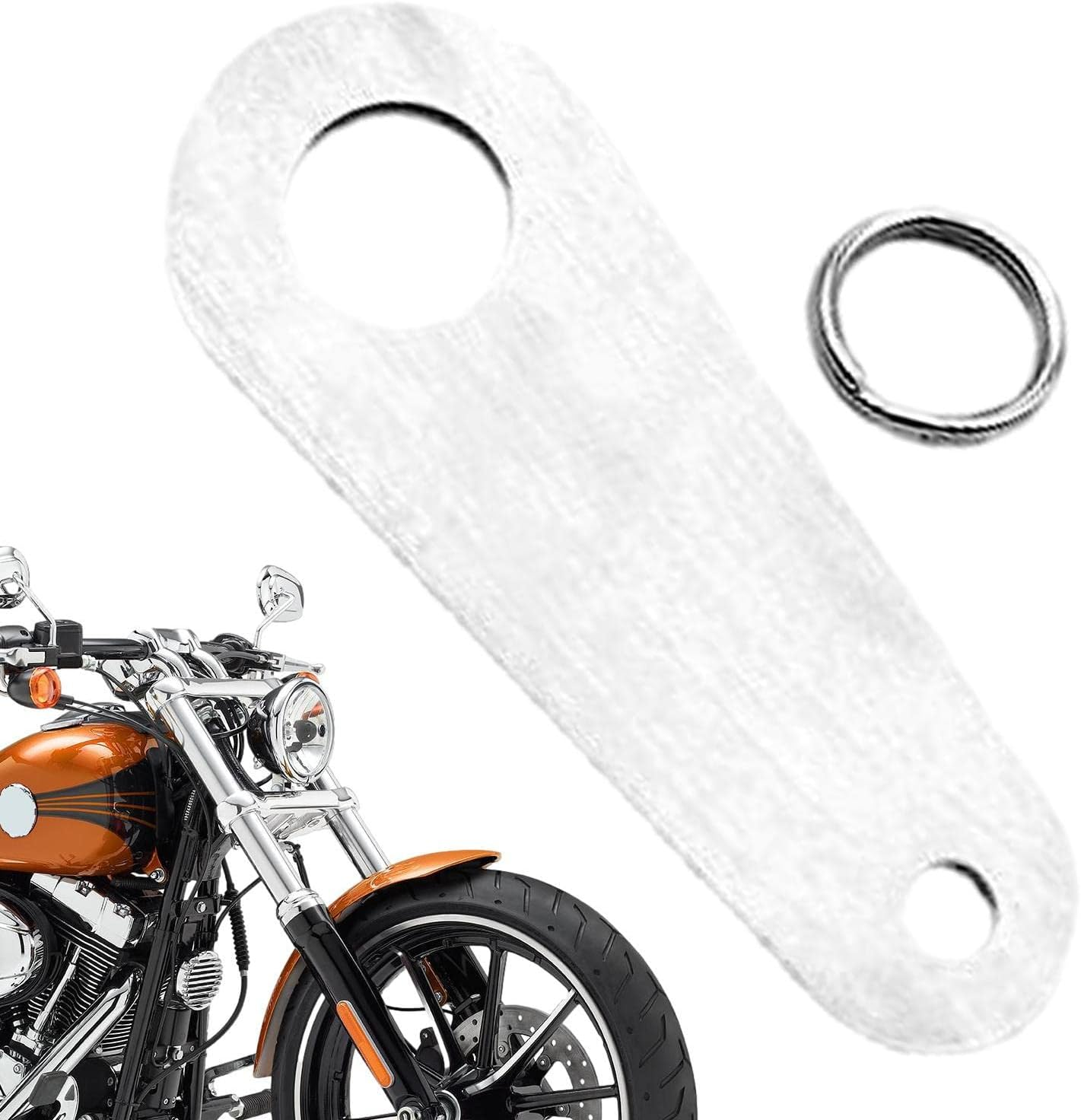 Motor Bell Hangers and Split Rings - Bells Accessory and Key Chain for Luck Motorcycle Accessories | Motorcycle Accessories Fits for Any Bells