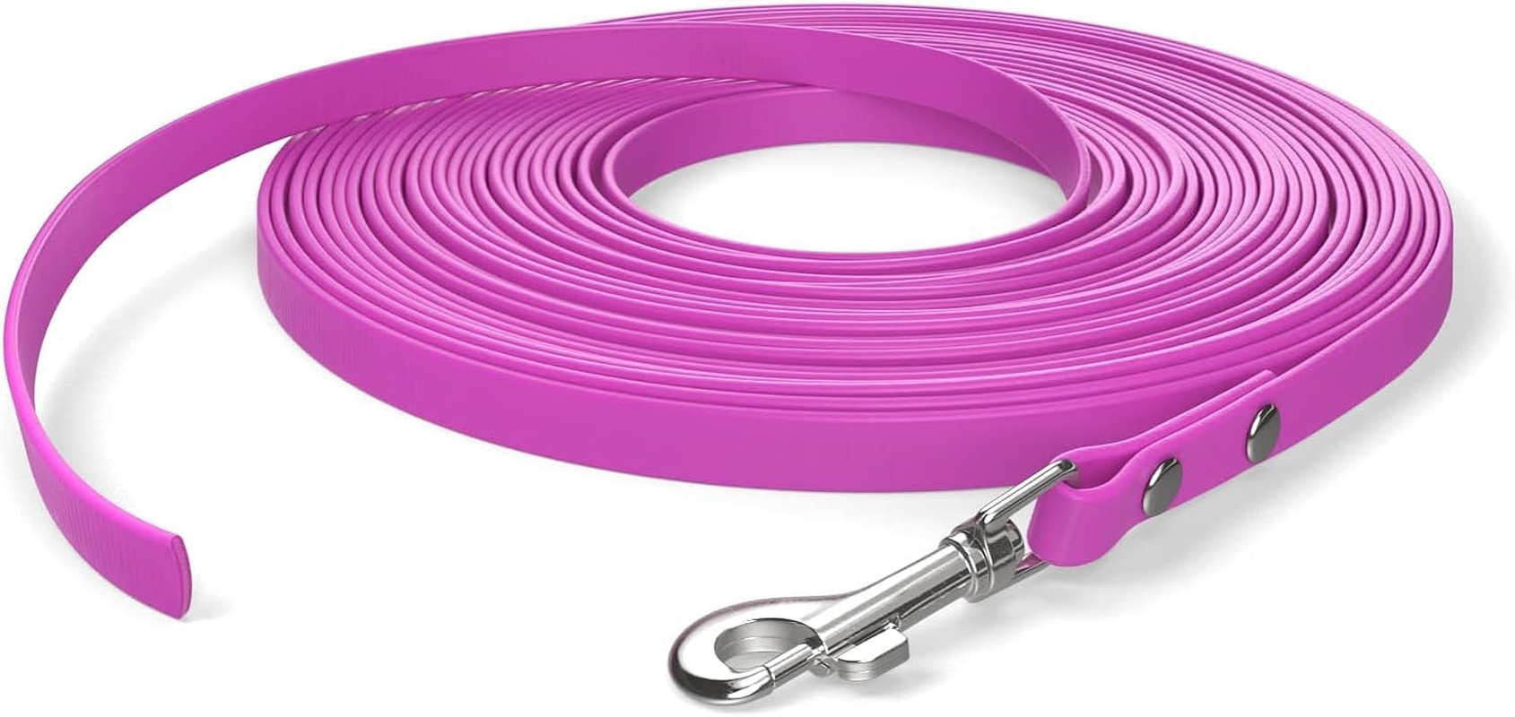 SNOOT 10M Towing Line, Dog Leash, 1 Carabiner, Magenta, Extra Narrow, Dirt and Water Repellent