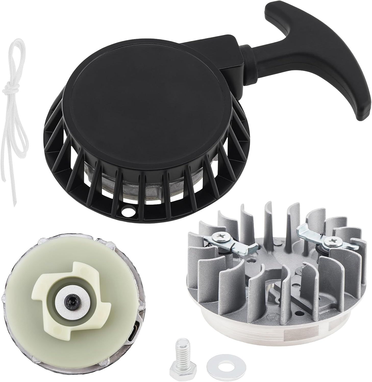 Windance Aluminum Alloy Pull Recoil Starter for 2 Stroke 47Cc 49Cc Taotao Coolster Chinese Mini ATV Quad 4 Wheeler Go Kart Pit Dirt Pocket Bike image number 1