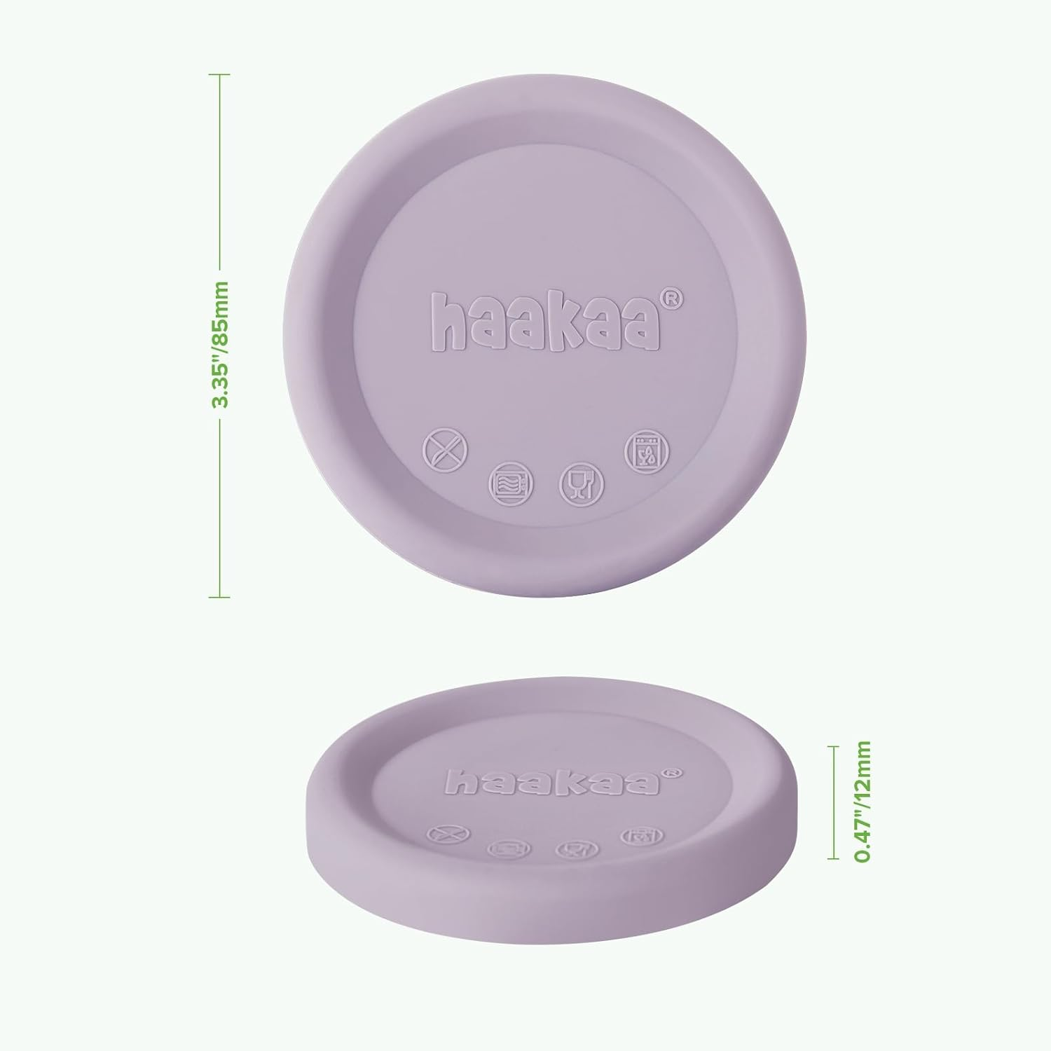 Haakaa Manual Breast Pump Cap (Lavender) - Made of Premium Grade Silicone, Suitable for All Haakaa Breast Pump image number 6