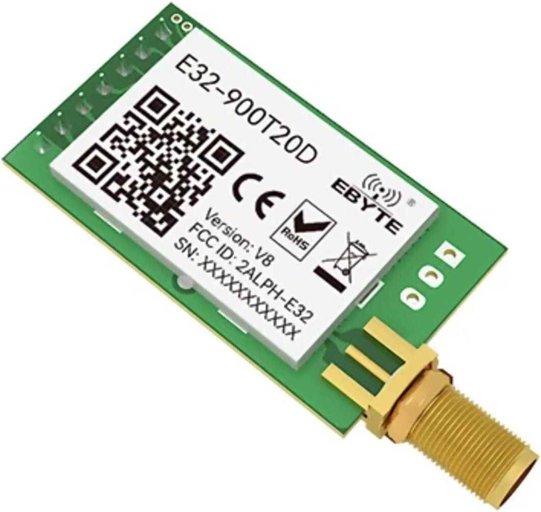 Futech SX1276 Lora Wireless 915Mhz UART Serial Module Lorawan Transceiver E32-900T20D with Antanna