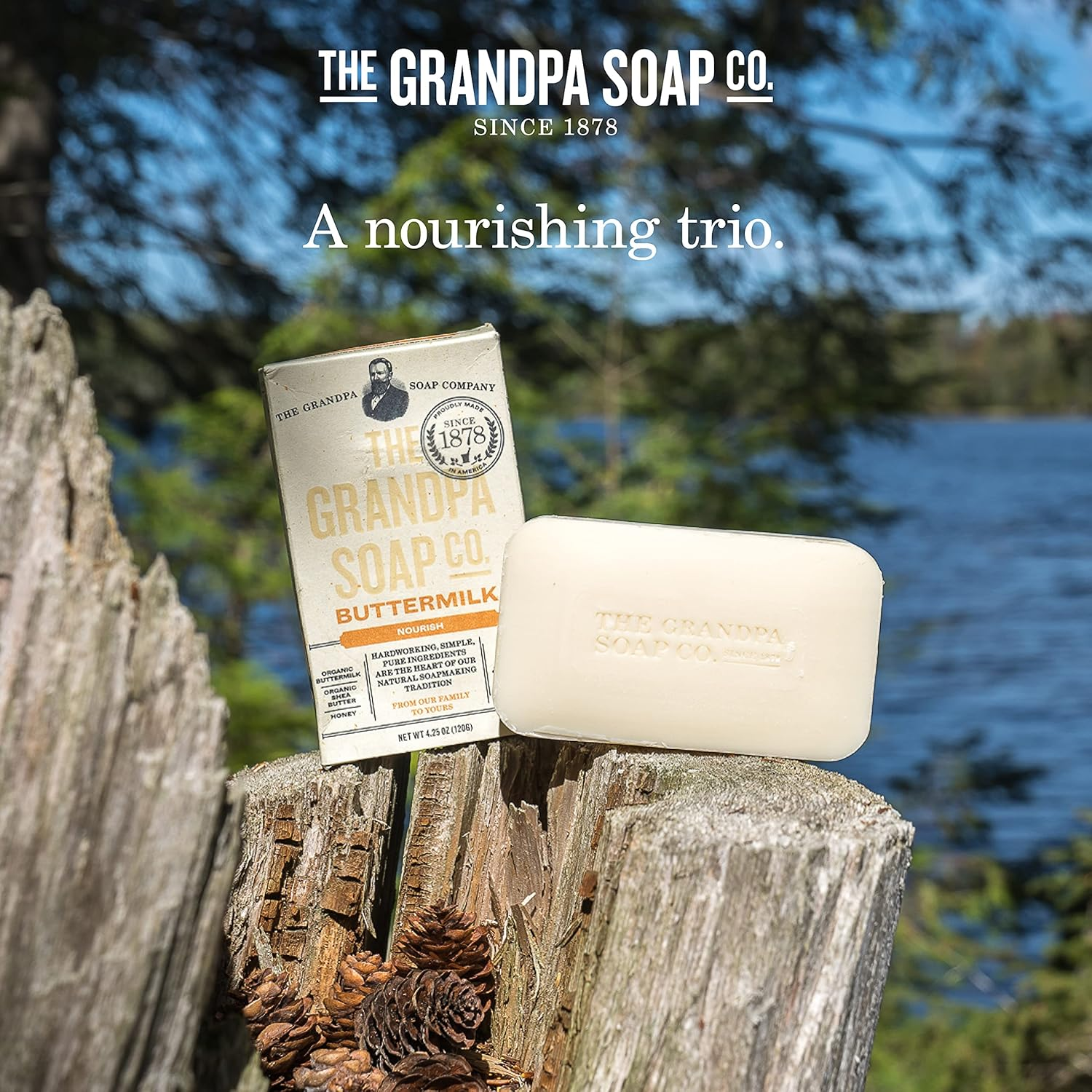 GRANDPAS SOAP Soap Bar Buttermilk, 4.25 Ounce image number 5