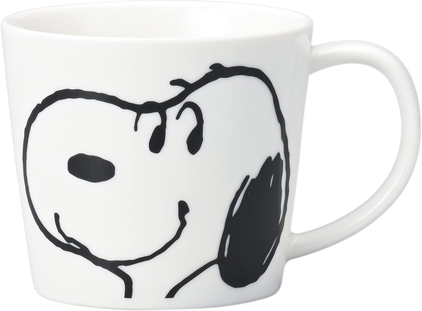 Kaneshotouki 623750 Peanuts Snoopy & Woodstock Mug, Pair Mug, Smile Face Mug, Set of 2, Medium, Approx. 9.8 Fl Oz (280 Ml), Made in Japan