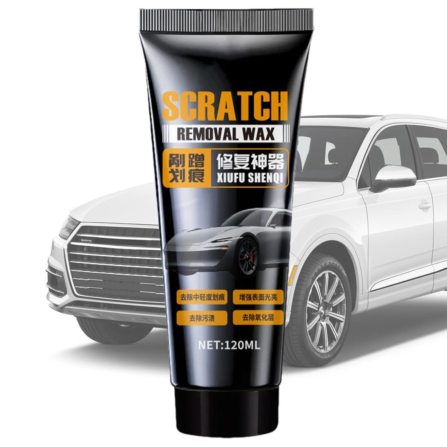 Car Scratch Remover Wax | 4.05Oz Car Scratch Repair Polishing Wax | Auto Scratch Repair Liquid Auto Paint Restorer General Scratches Coating Repair image number 3