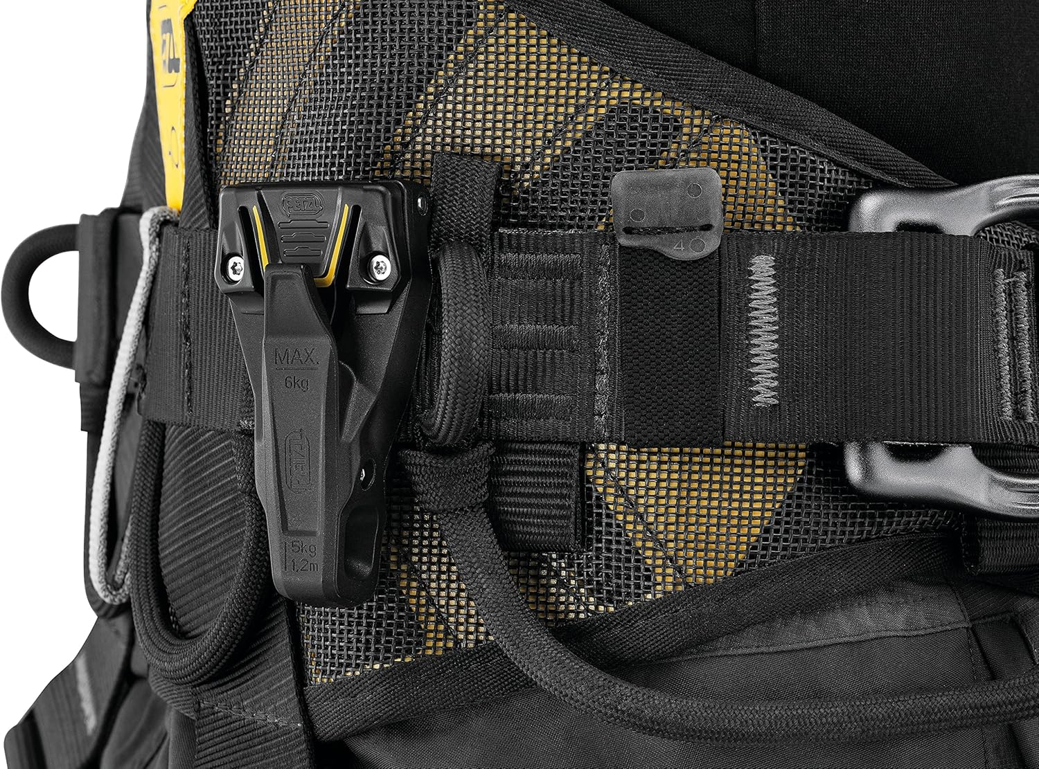 PETZL INTERFAST Quick Connection Accessory for TOOLBAG and TOOLEASH - Black