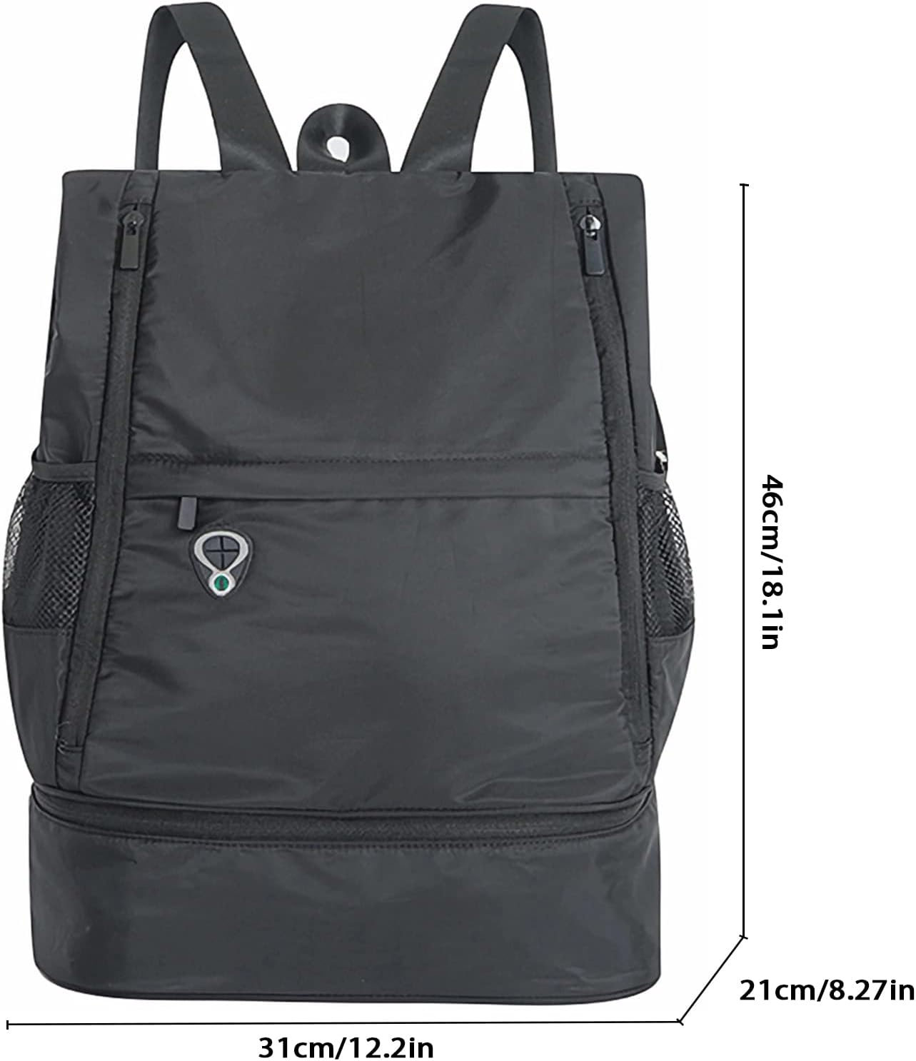 LIMHOO Gym Backpack for Women with Shoes Comparment & Wet Pocket Lighweight Travel Laptop Backpack image number 3