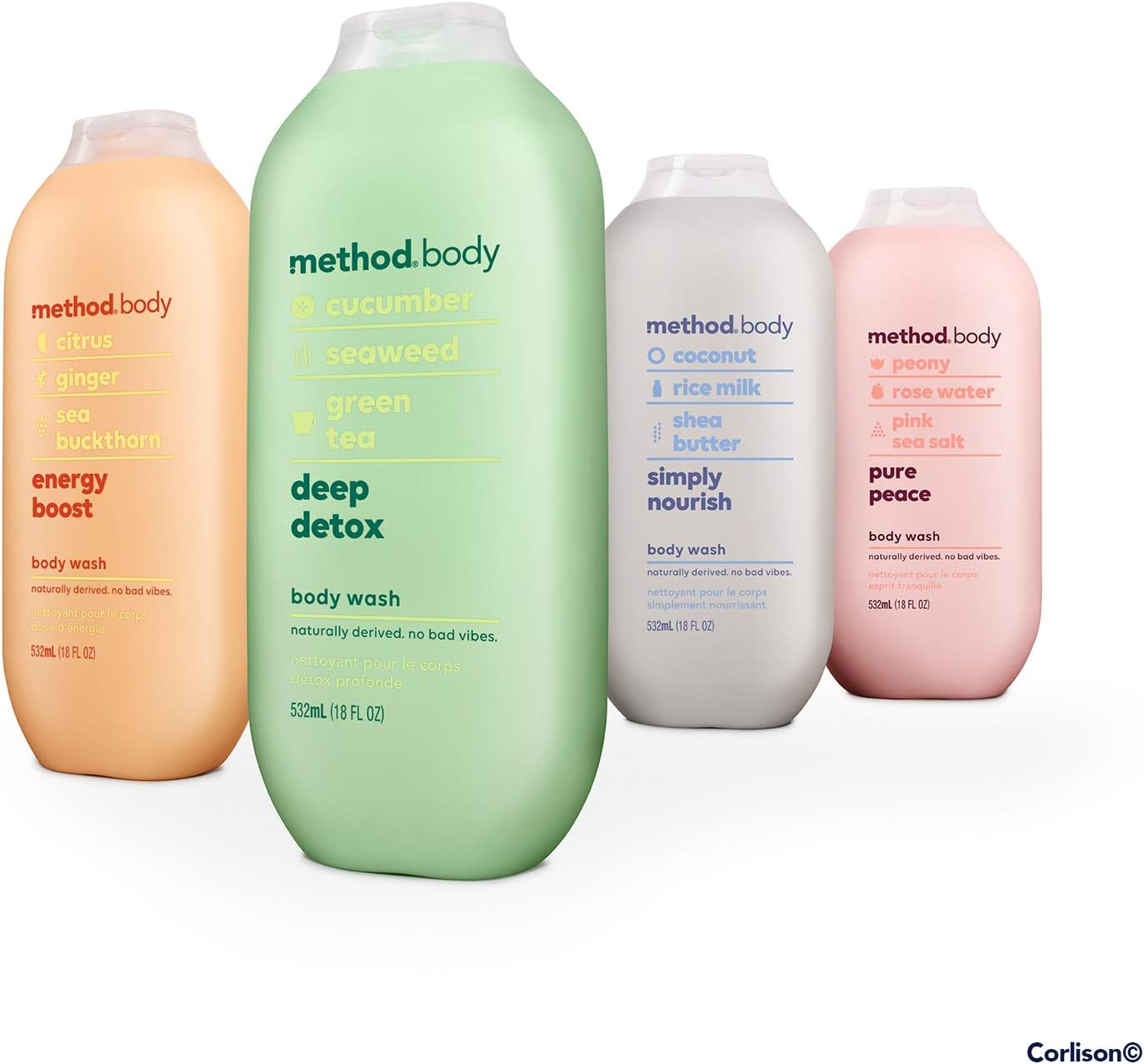 Method Hydrating Body Wash, Coconut Milk, Paraben and Phthalate Free, 18 Oz (Pack of 1) image number 1