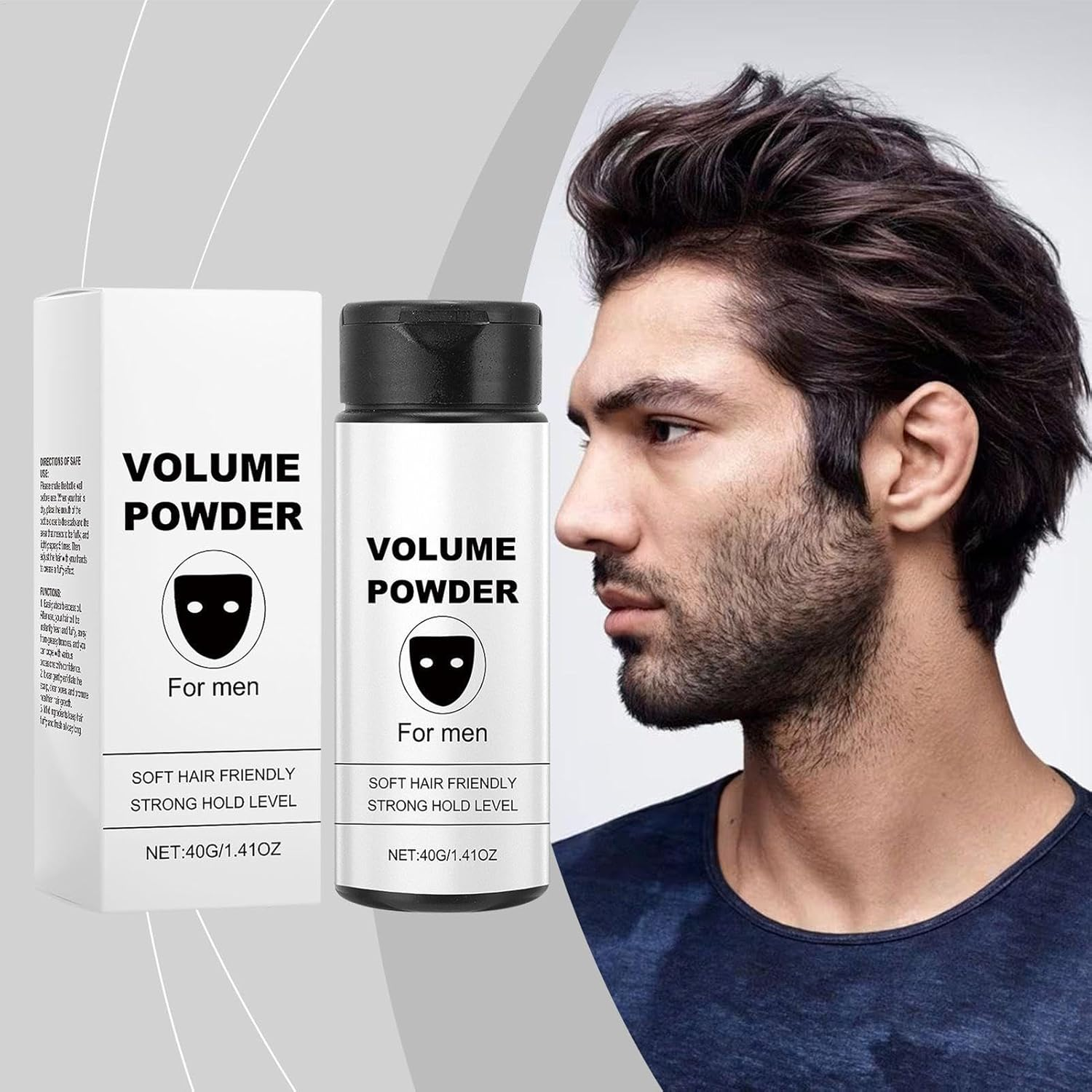 Texture Powder, Easy to Apply Natural Look Volumizing Texturizing Styling Powder, Portable Hairstyle Volume Grooming Products for Business Trips, Appointments image number 6