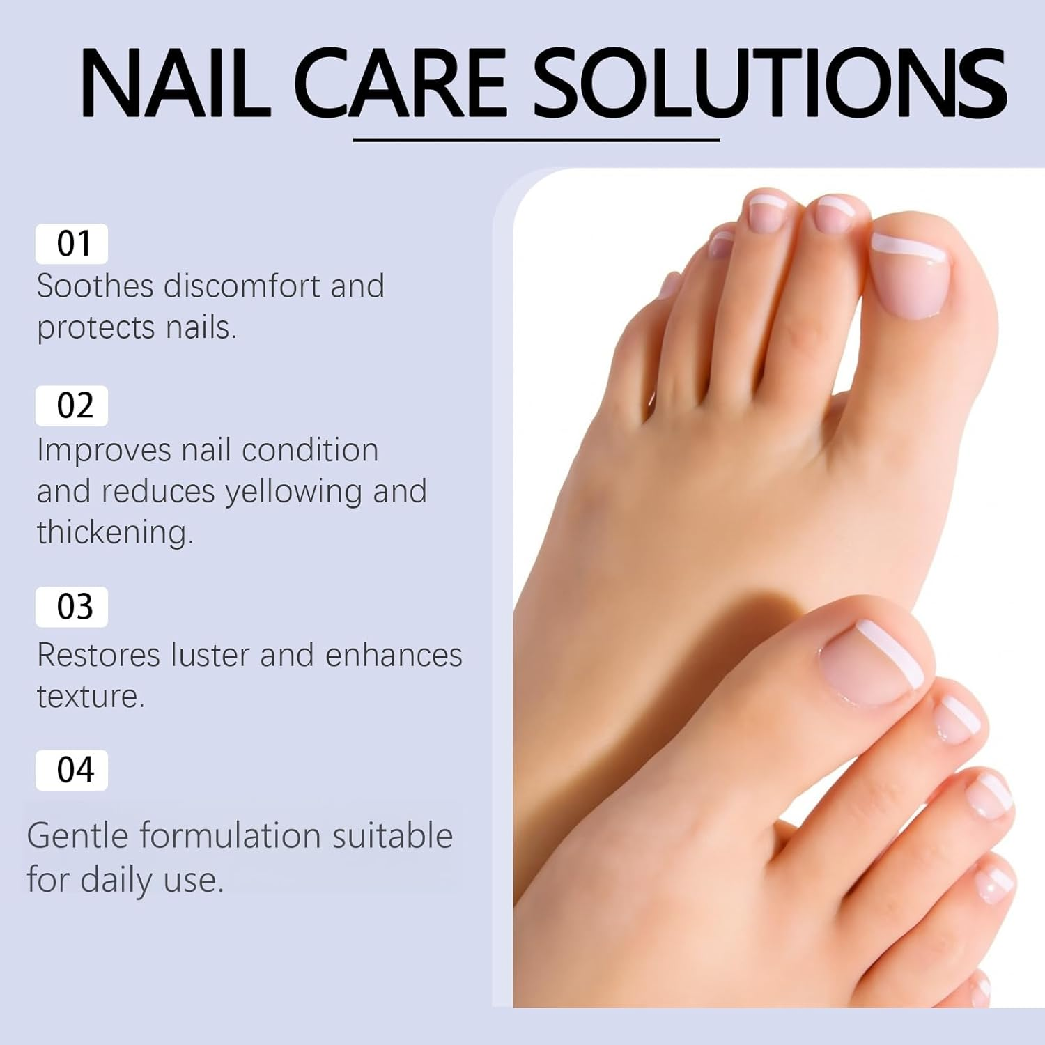 Tea Tree Nail Care Solution, Softener for Thick Toenails,Strengthener for Damaged& Weak Nails, 8-Hour Night Renewal for Toenail & Fingernail, Fast-Drying Formulation & Easy to Use (2) image number 1