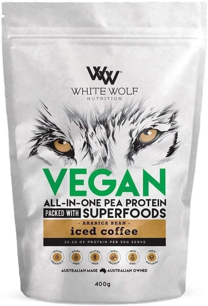 White Wolf Vegan Protein Blend- Salted Caramel- 1Kg