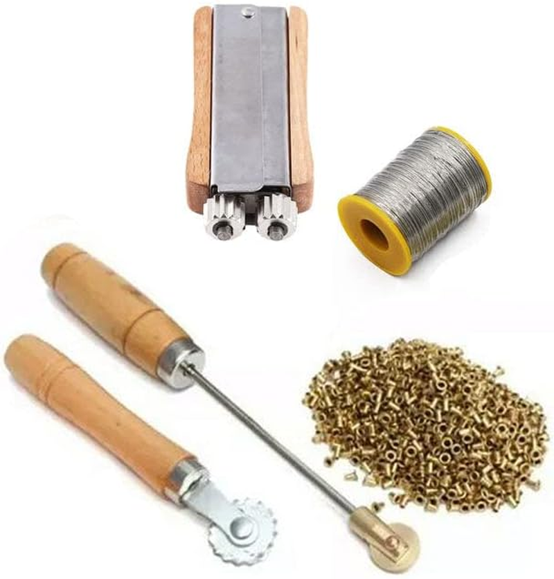 Beekeeping Hive Frame Wiring Bench, Wiring Jig, Copper Roller & Eyelets Wire Tensioner Wire Embedder image number 3