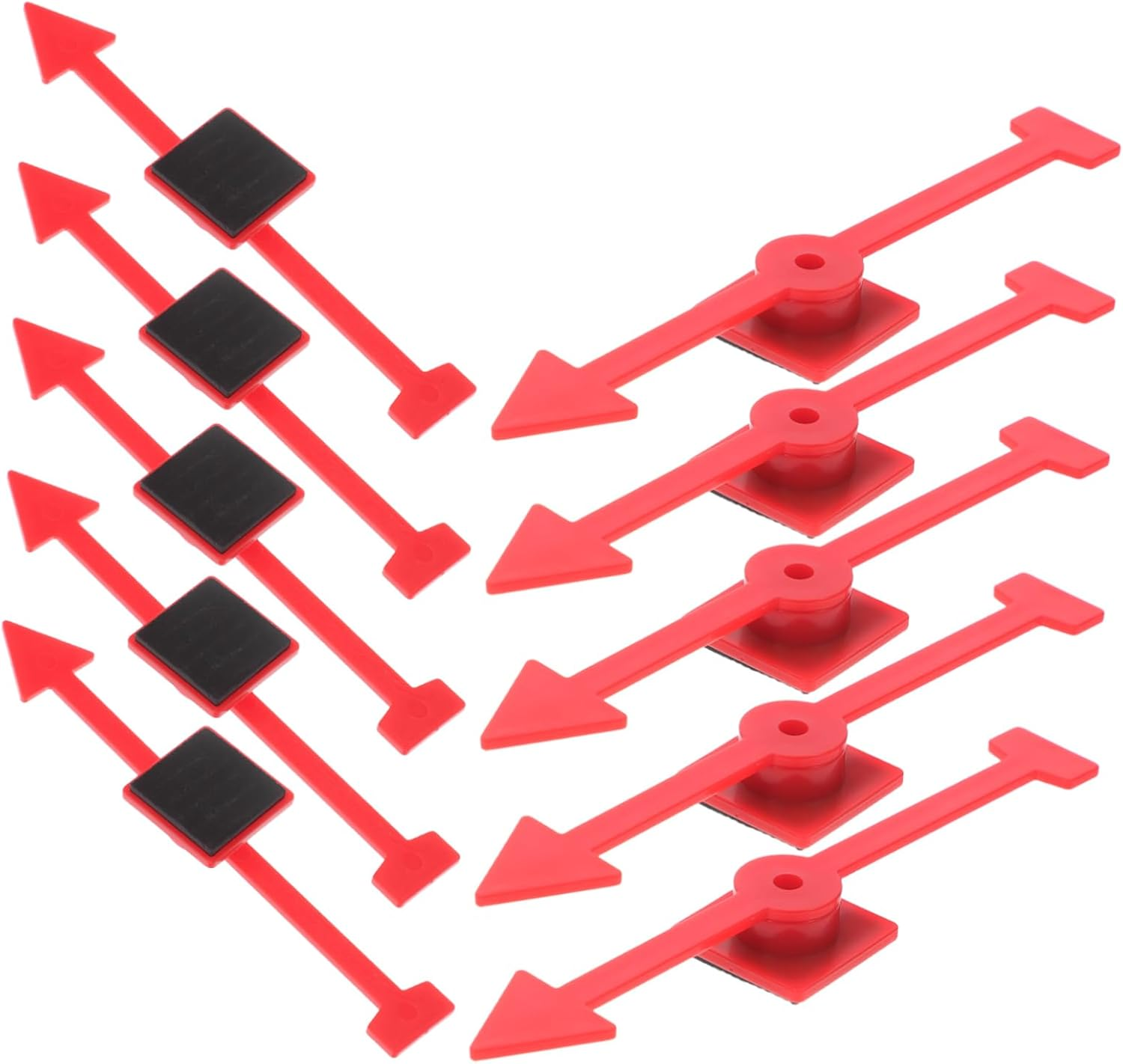 CIMAXIC 10Pcs Teaching Spinner Magnet Magnetic Spinners for Classroom for Arrow Pointer Large Size Arrow Spinner Magnetic Spinner for Whiteboard Plastic Black image number 1