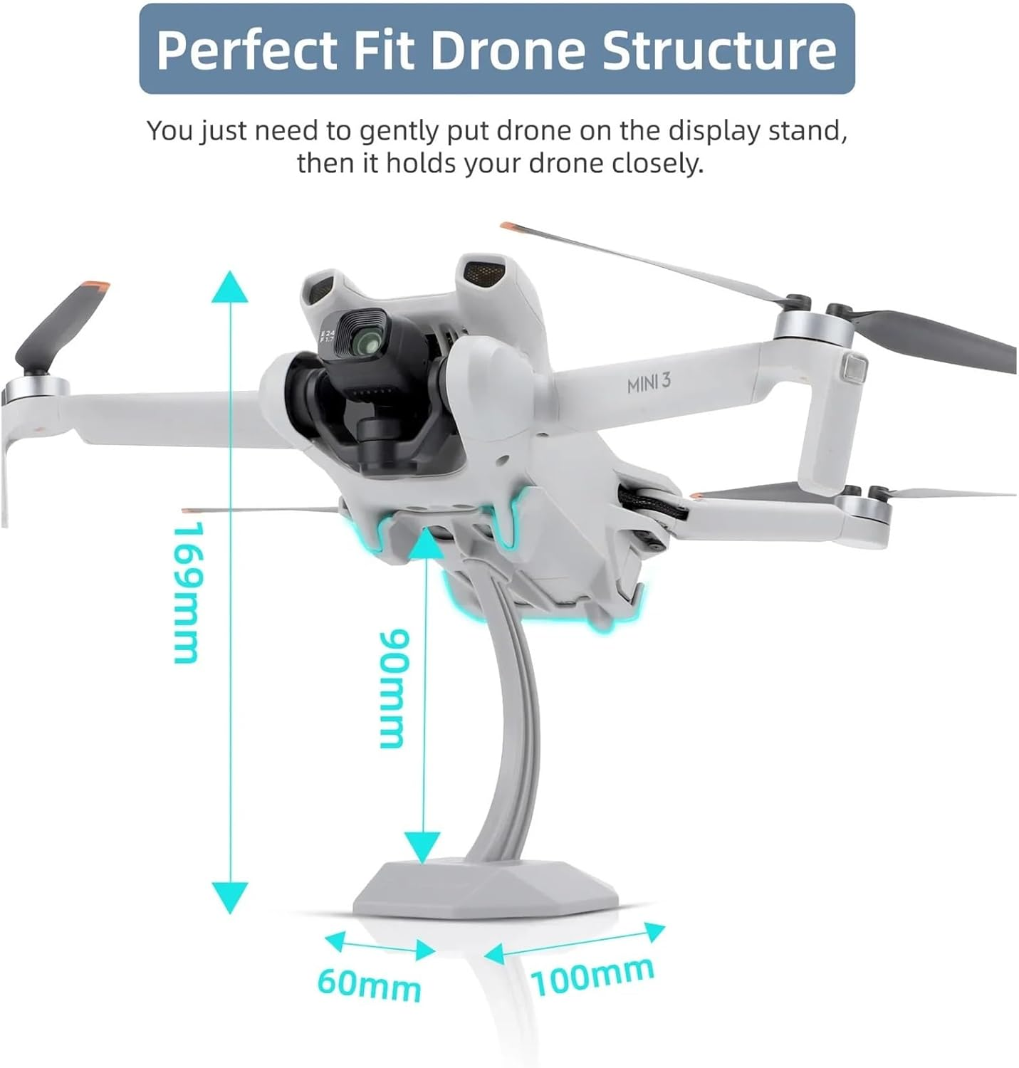 Desktop Display Stand Drone Mount Base Bracket for Mini 3 Pro/Mini 3/Mini 2 Se/Mini 2/Mini Se/Mini Universal Accessories image number 5