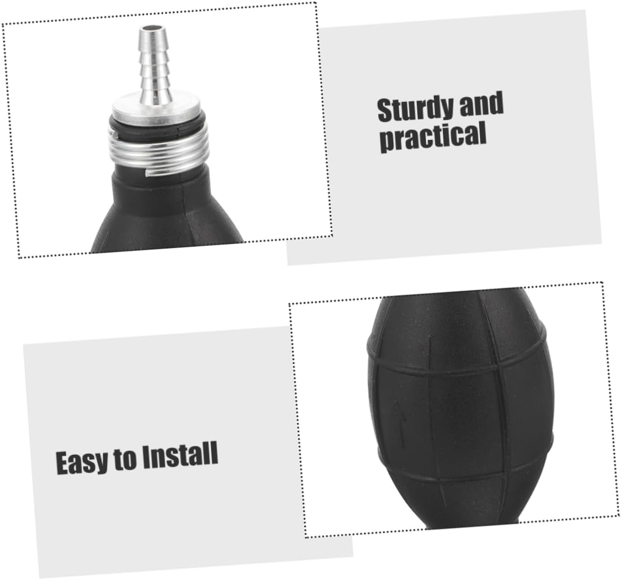 Hand Oil Pump Siphon Bulb for Engine Pumping Fuel Hand Pump Bulb Car Accessory image number 2