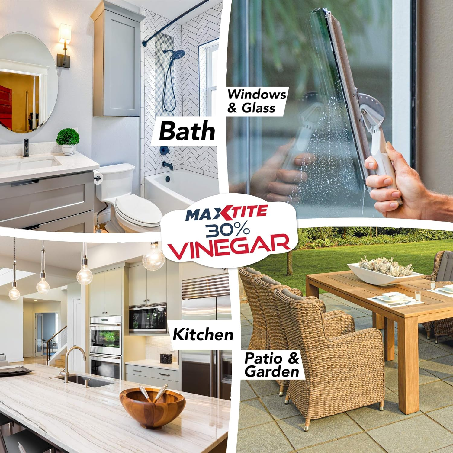 Maxtite Ultra-Strength 30% Vinegar for Home & Garden Cleaning (1 Gallon) image number 3