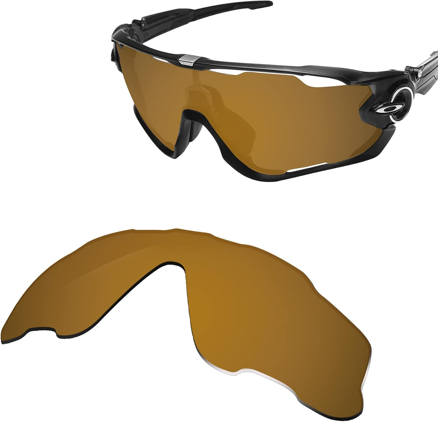 Precise-Fit Sunglass Lenses for Oakley Jawbreaker OO9290
