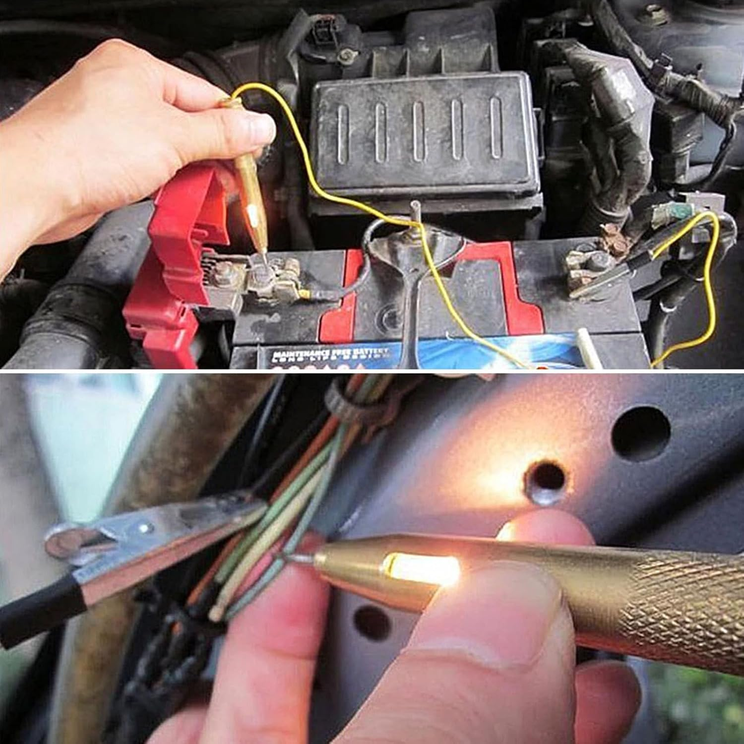 Circuit Tester for Mechanics - Circuit Tester for Cars | Automotive Electrical Tester for Car Truck Trailer, Voltage Test Light Tool for Fuse, Wire, Battery, Repair, Car Circuit Tester