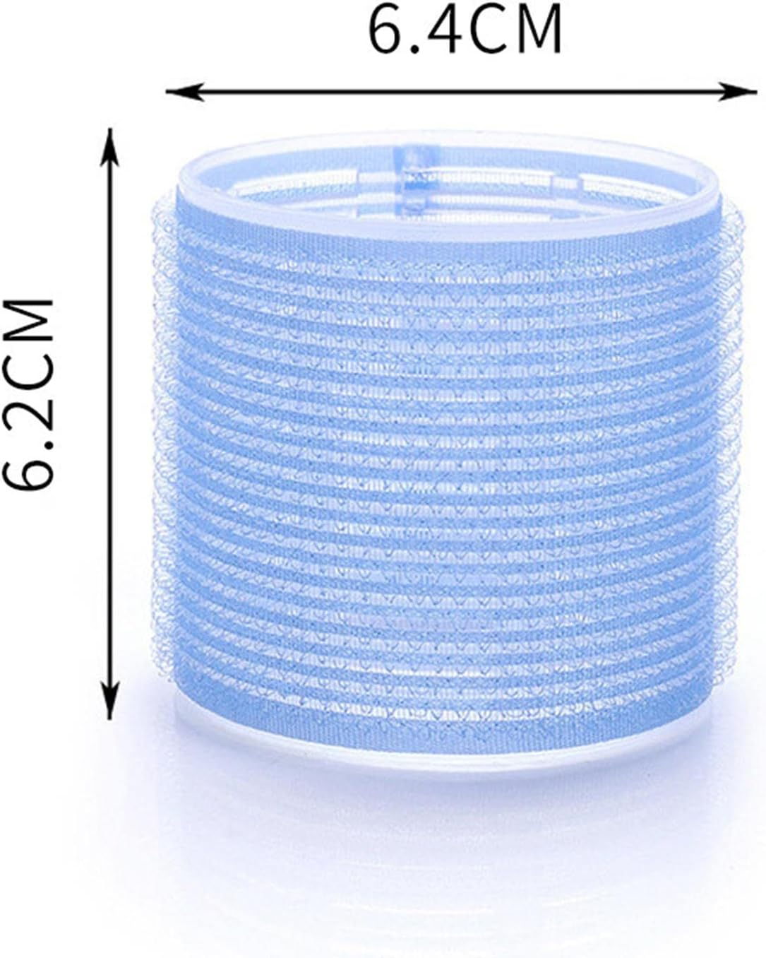 Eigell 6 Pieces Bangs Roll, Styling,Hair Dressing,Curlers,Rollers, Self Adhesive Salon Curly DIY Random Color, Dia 6.4Cm image number 2