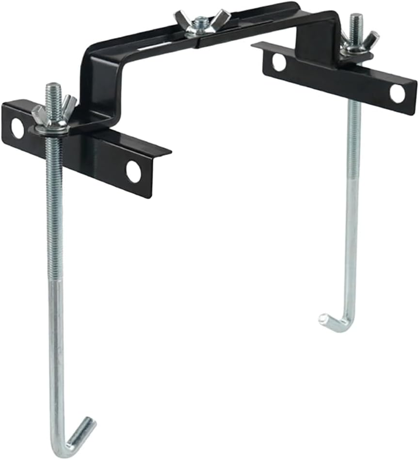 AIMALL Adjustable Car Battery Bracket Holder - Universal Metal Rack Stand for Trucks and Cars, Adjustable Width, Fits Multiple Sizes image number 1