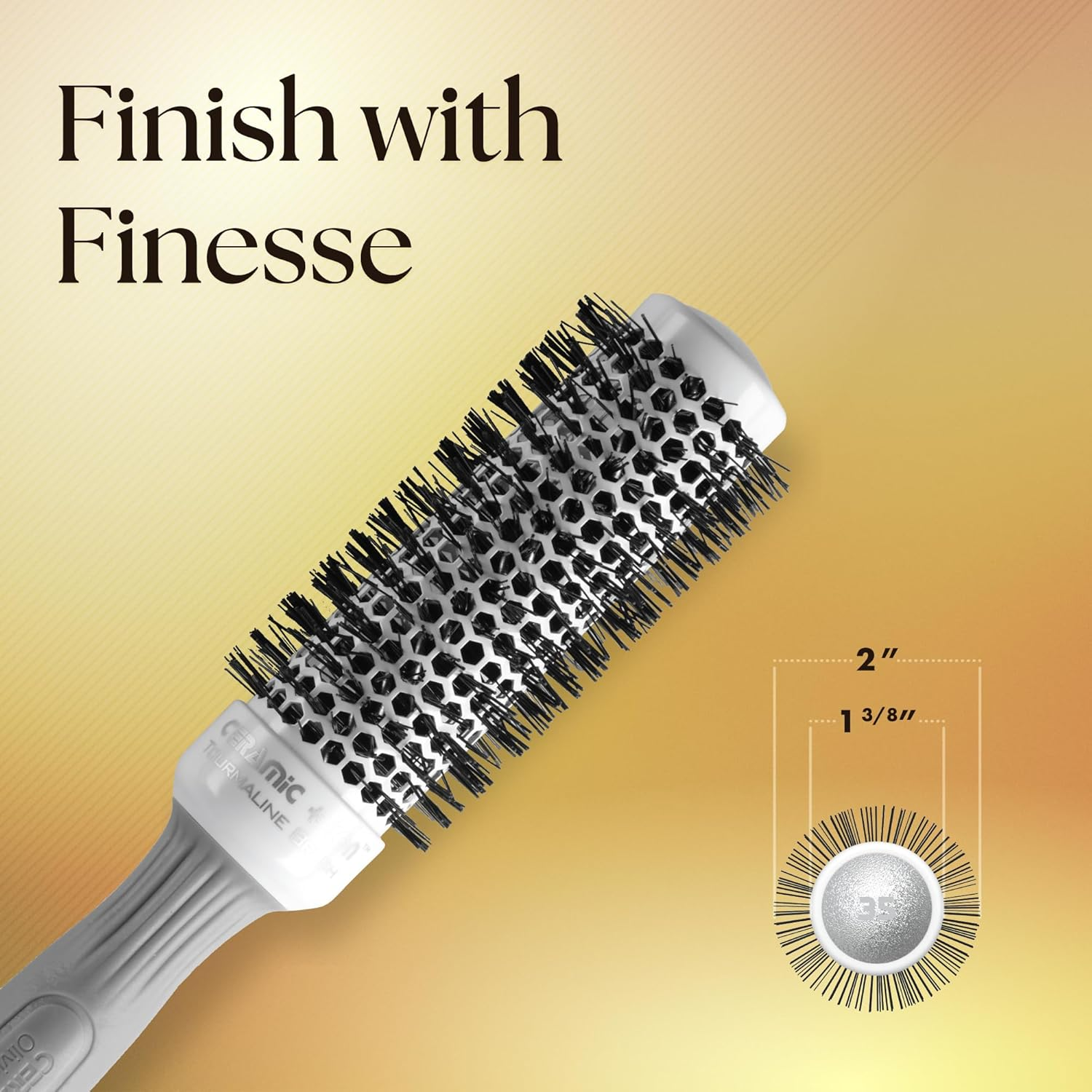 Olivia Garden Ceramic + Ion CI35 Thermal Hair Brush image number 1
