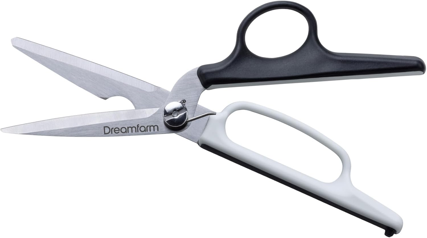 Dreamfarm Bishears 2-In-1 Kitchen Scissors That Flip to Become Powerful Shears - Black/White image number 5