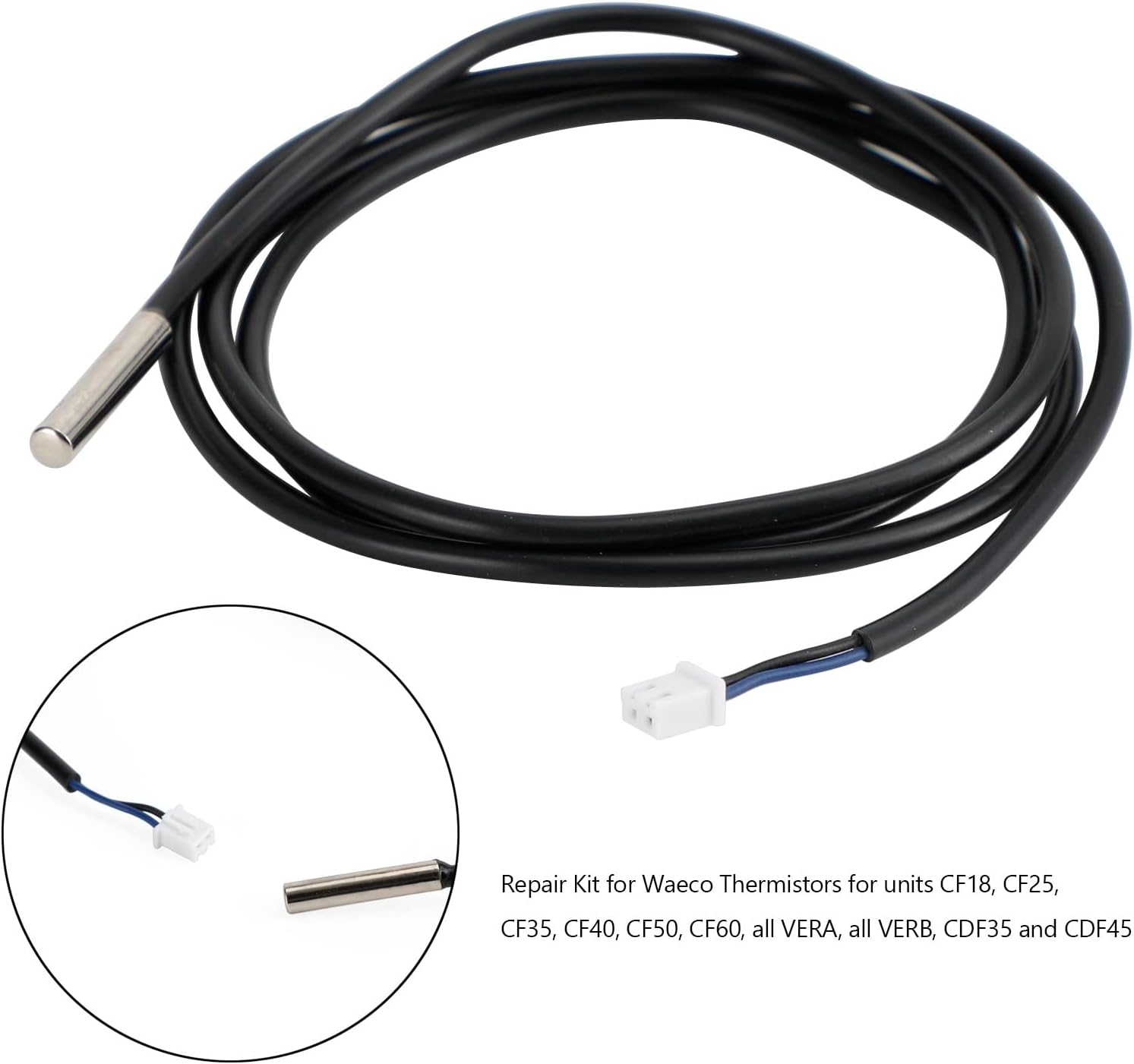 Areyourshop Thermistor Repair Kit for Waeco CF18 CF25 CF35 CF40 CF50 CF60 for VERA for VERB for CDF35 for CDF45 Replacement Thermistor Cable Hermetically Sealed Fridge Parts Compatible image number 3