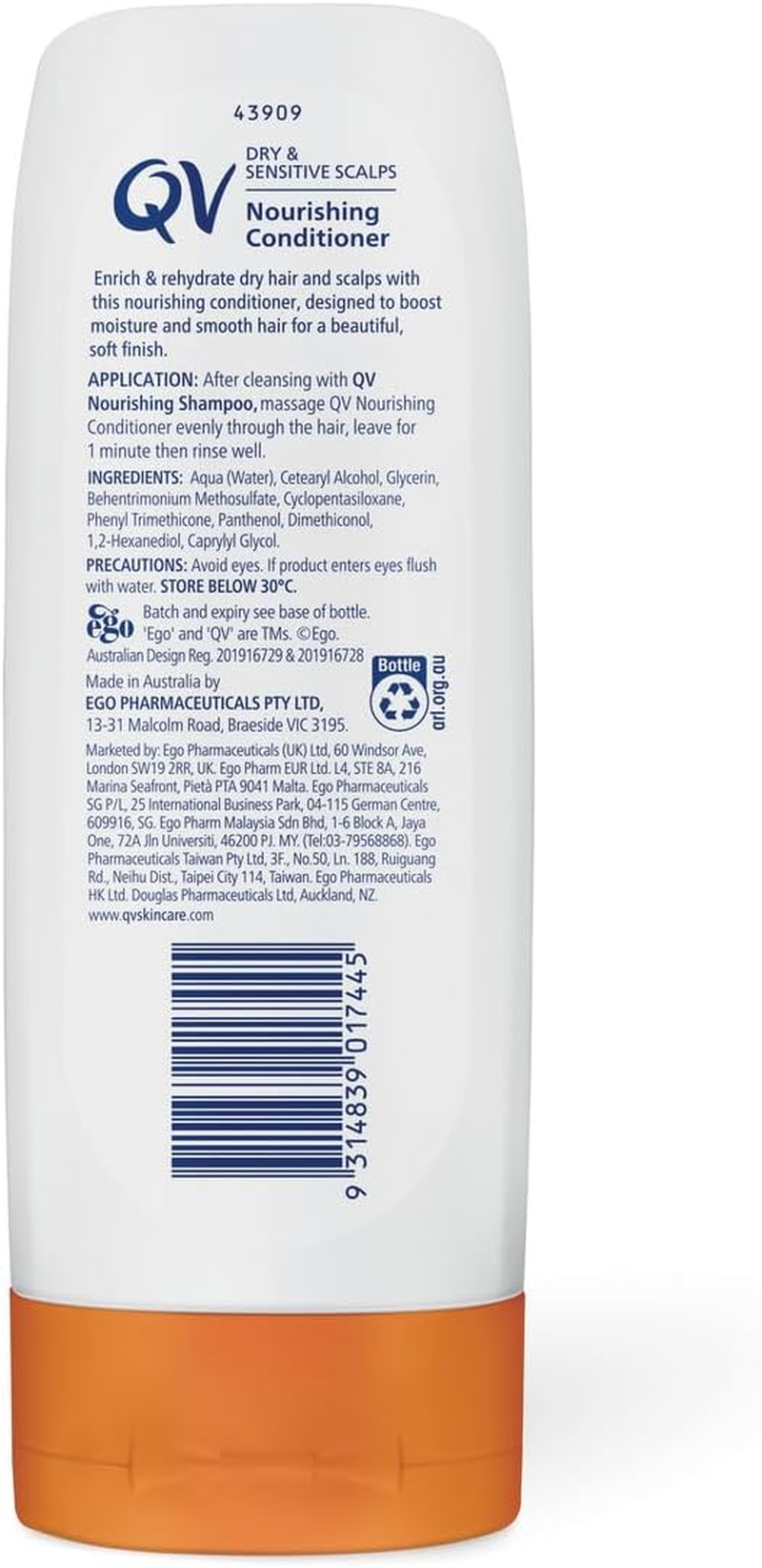 Ego Qv Nourishing Conditioner 250 G image number 1