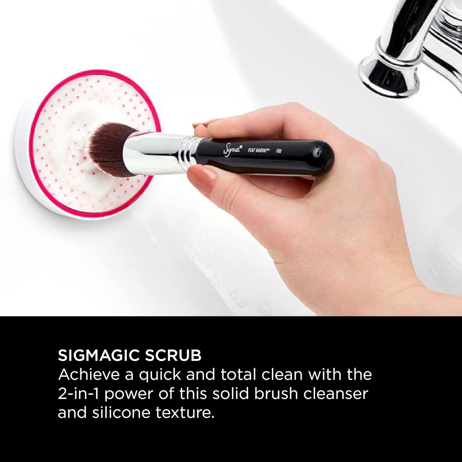 Sigma Beauty - Sigmagic Scrub - Two-In-One Makeup Brush Cleanser and Brush Care Gadget image number 3