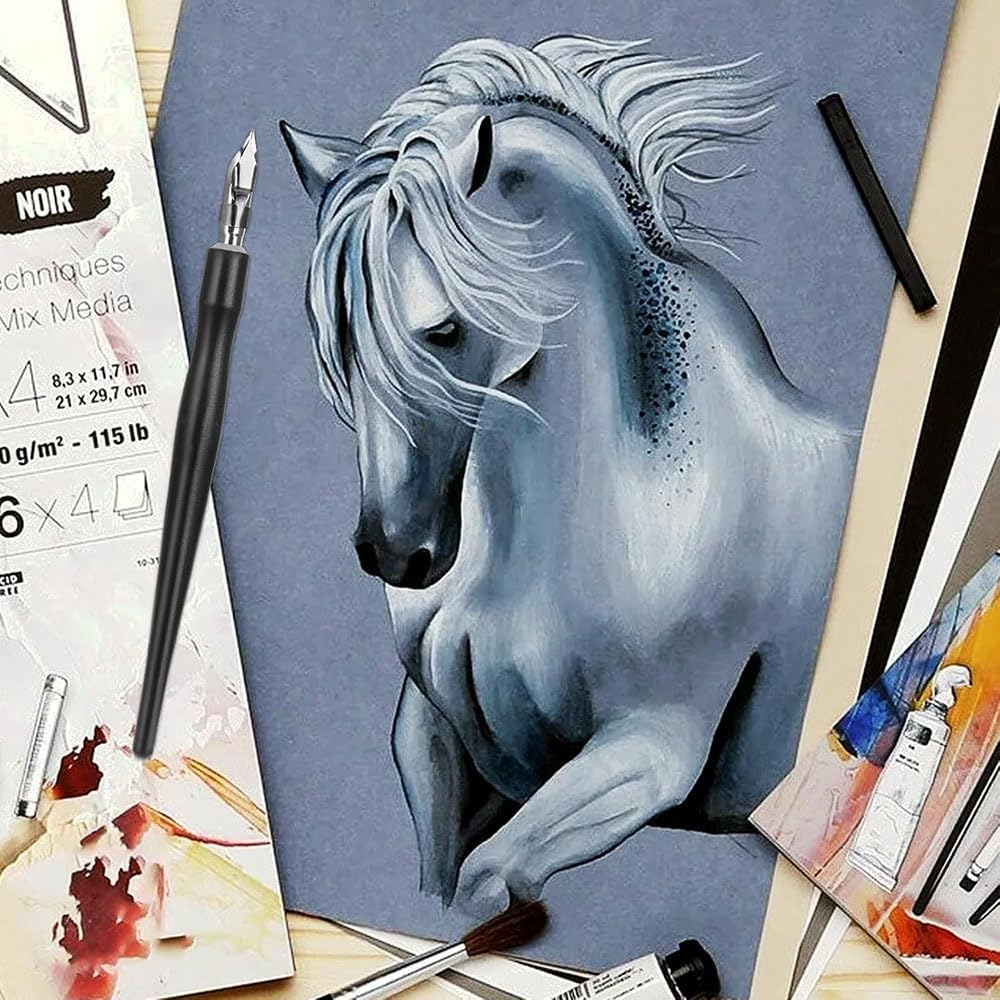 1 Set Accent Color Panel Liner Set Fine Line Drawing Pens for Model Painting, Intricate Artwork and Hobbyists with Multiple Tip Sizes and Smudge Resistant Ink Art Supplies for Detailed Crafting image number 4