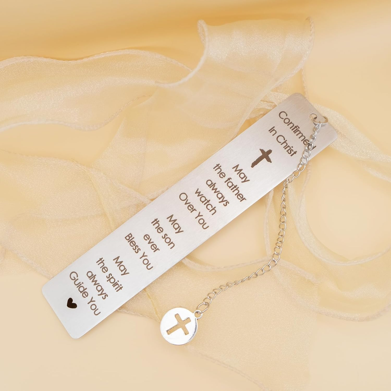 Confirmation Gifts for Teenagers Boys Girls Christian Bible Bookmark Gifts for Women Men Book Lovers Friends Catholic Easter Bookmark Birthday Christmas Baptism First Communion Gift for Daughter Son image number 4