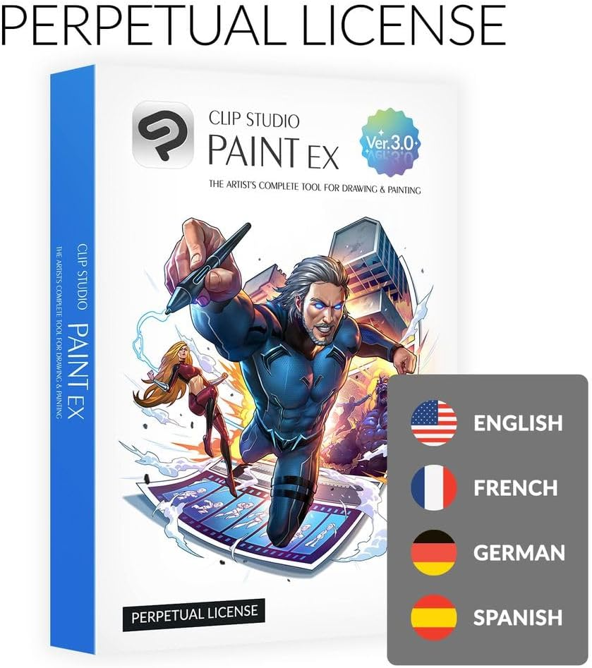CLIP STUDIO PAINT EX - Version 3 | Perpetual License | for Windows and Macos image number 2