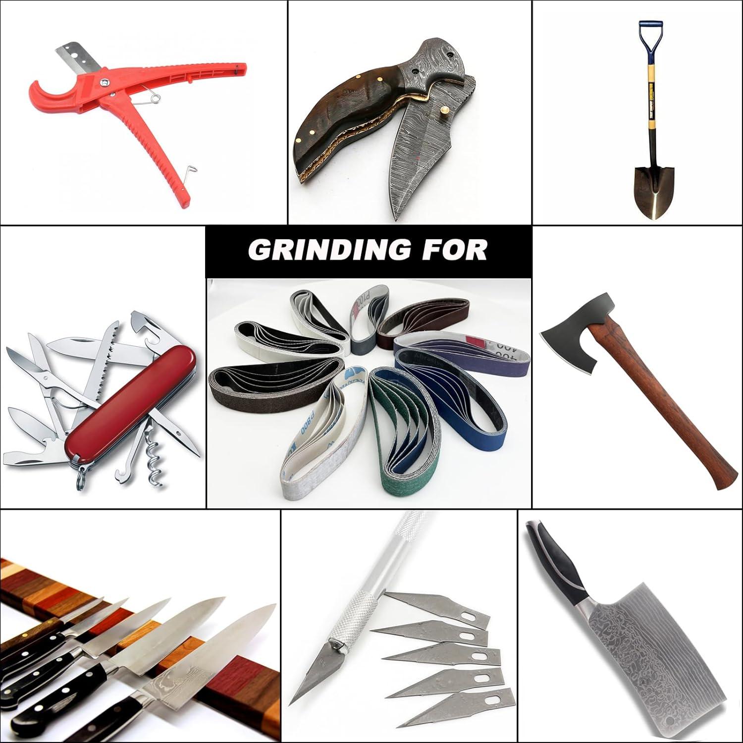 45 Pcs 3/4" X 12" Replacement Sanding Belt Kit for Work Sharp Knife & Tool Sharpener Ken Onion Edition (WSKTS-KO), 80/120/240/400/600/800/1000/2500/5000 Grits image number 6