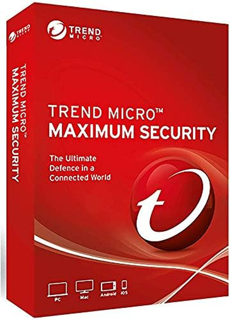 Trend Micro Maximum Security 2023 Version 17.7 3 Devices 3 Years Multi-Language for PC, Mac, Android and Ios Product Key Card Windows 8.1 and 10, 11 Not Device Security