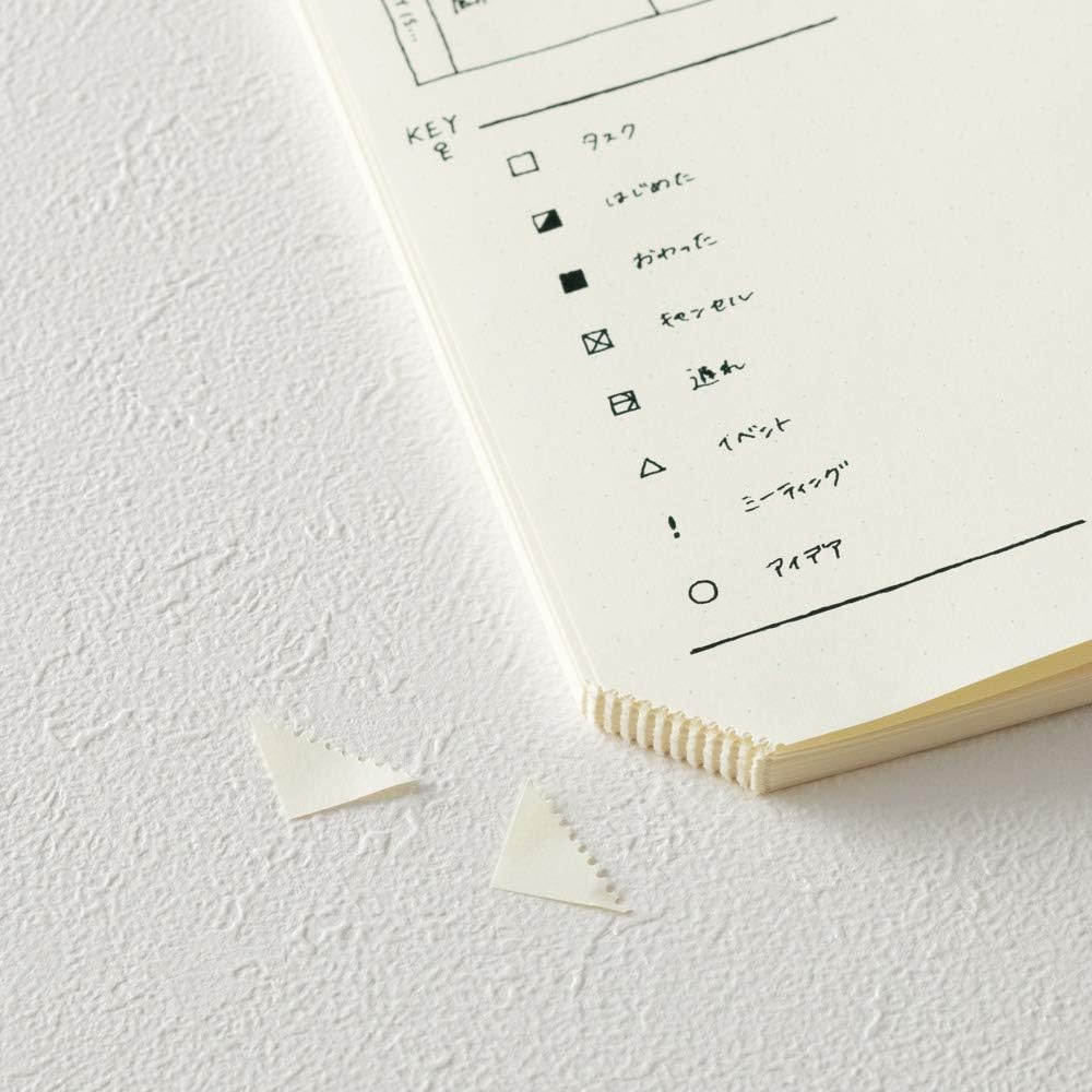 DESIGNPHIL Midori 15313006 Notebook, MD Notebook, Journal, A5, 1 Page per Day, Dot Square A image number 4